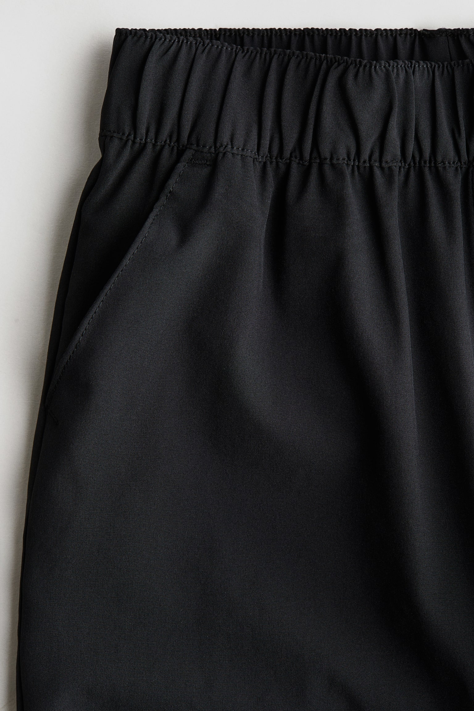 Quần dài cạp chun - Màu đen/Màu be hồng nhạt - 6