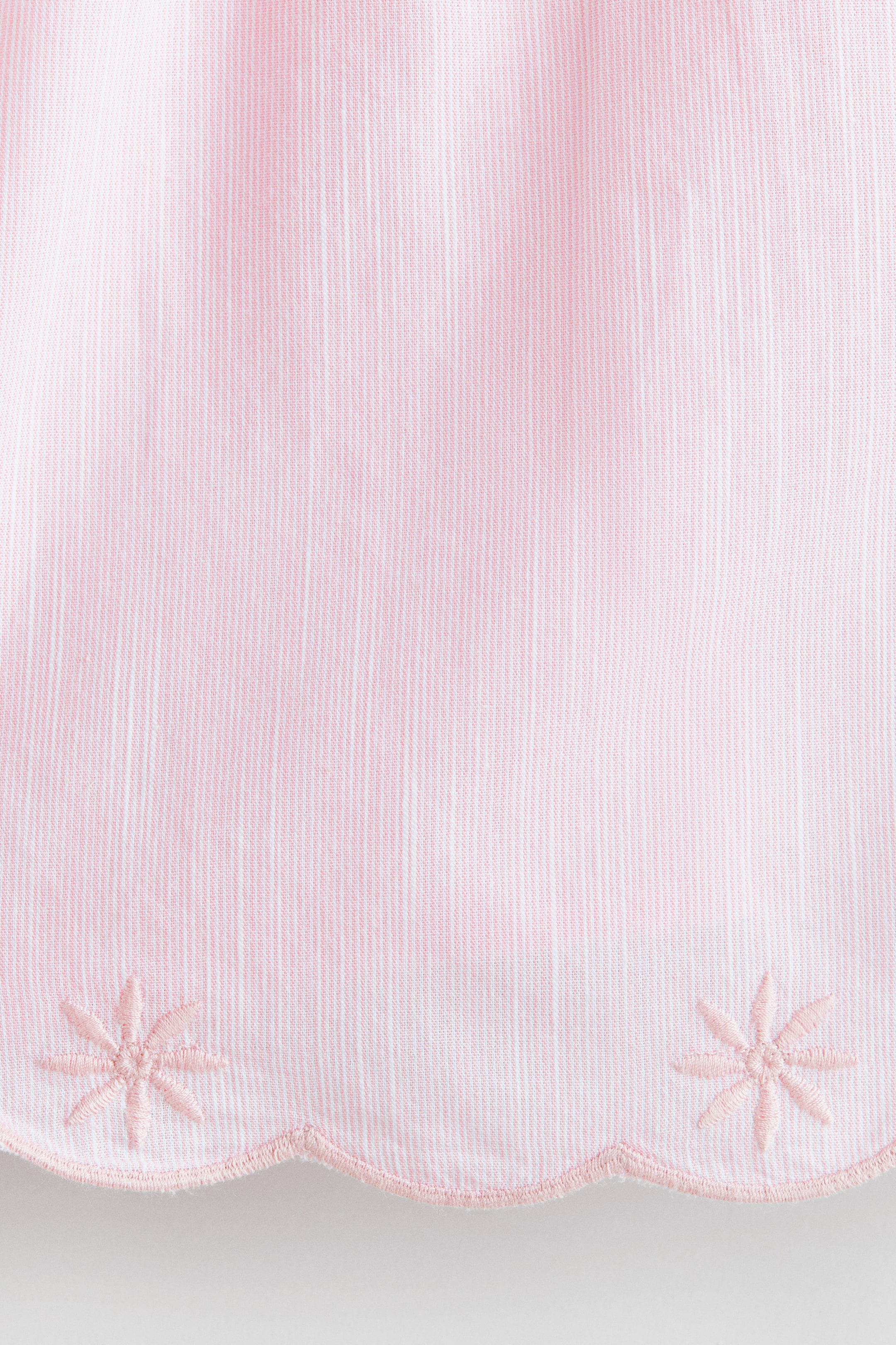 Embroidered-Detail Cotton Blouse