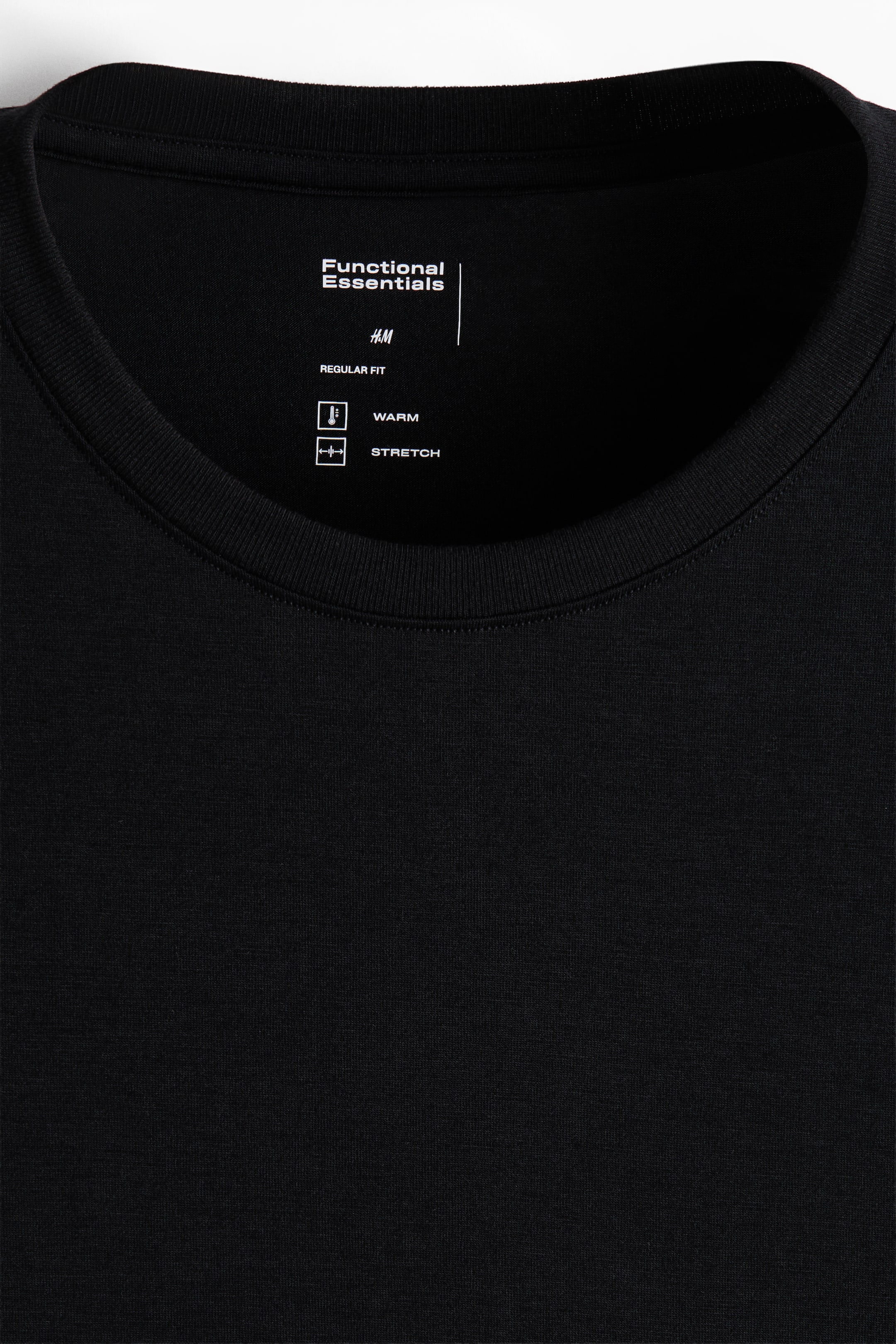 Мужские футболки H&M Warming Regular-Fit Long-Sleeved T-Shirt — фото 3