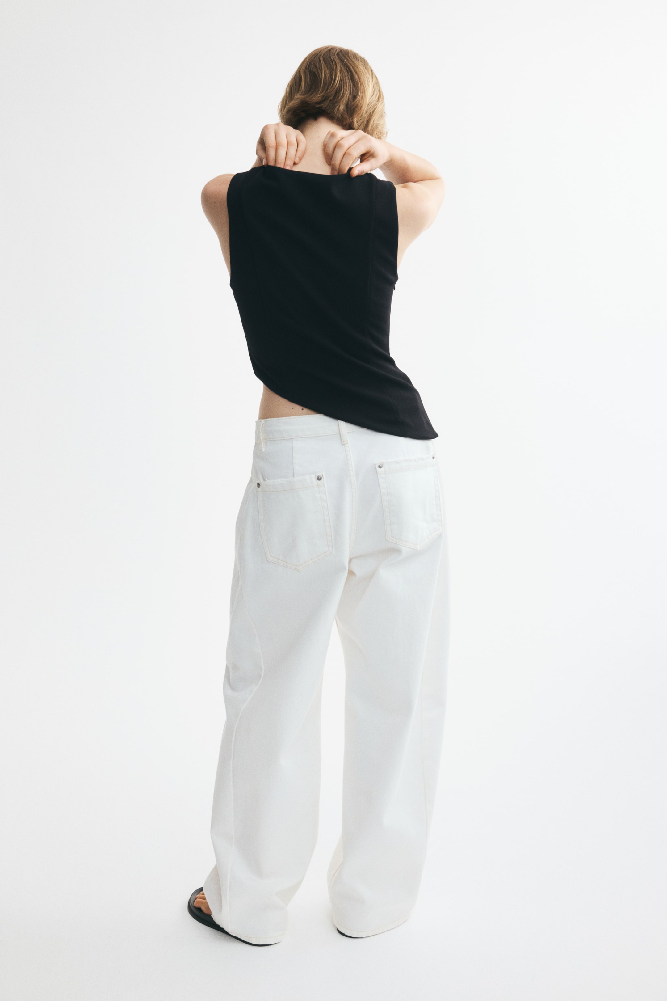 Asymmetric Jersey Top