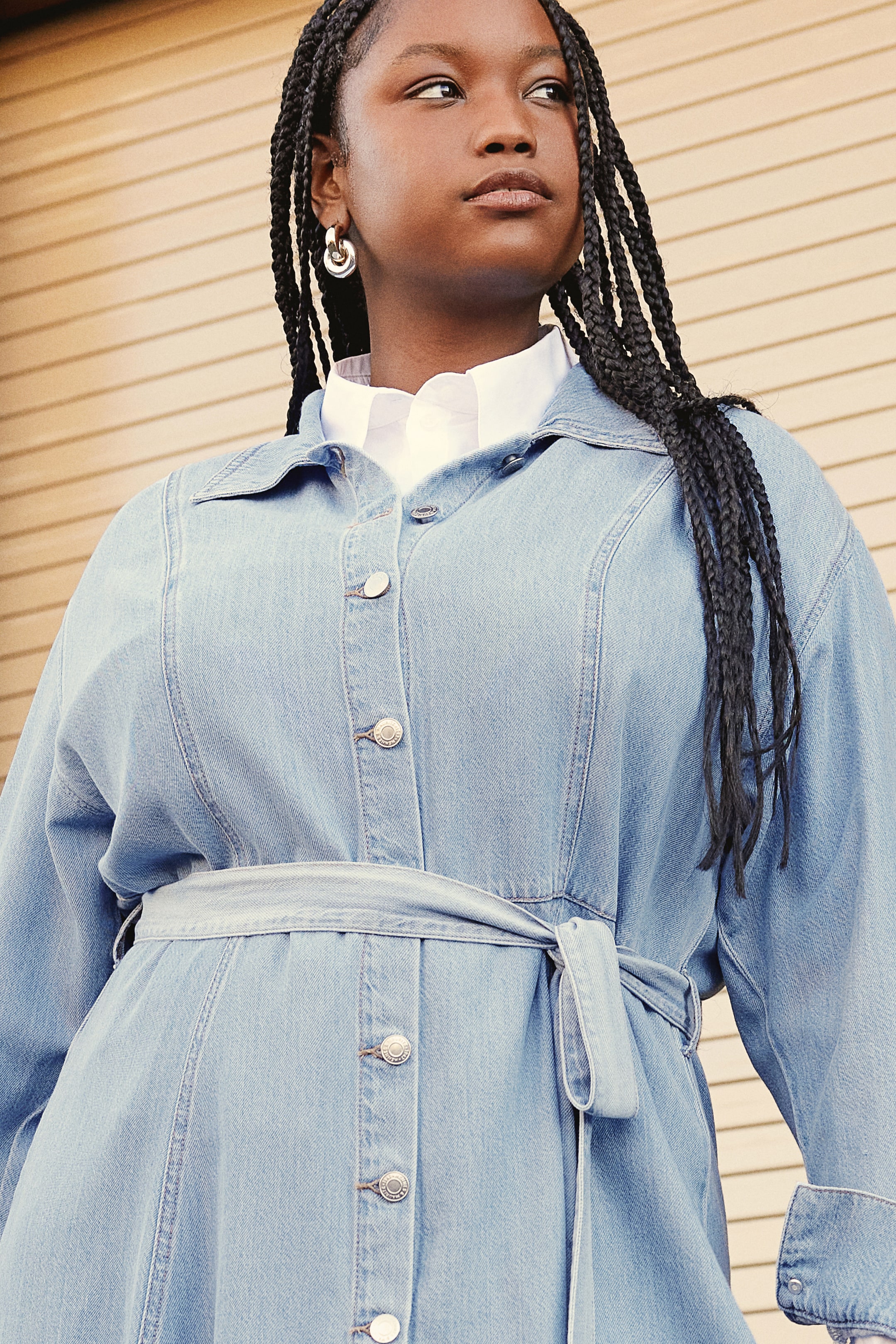 Denim Shirt Dress