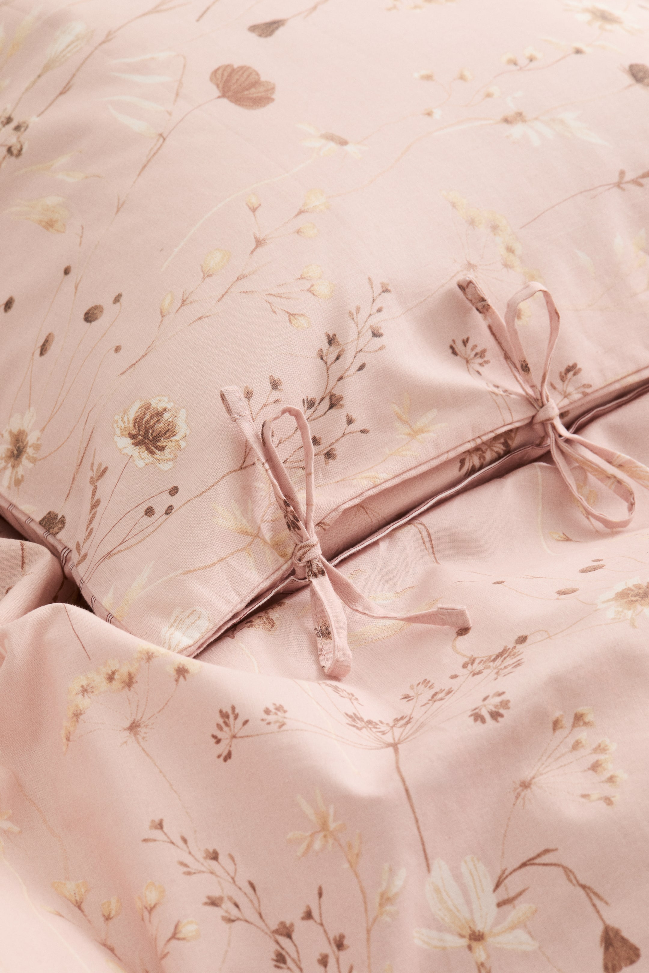Floral-Print King/Queen Duvet Cover Set