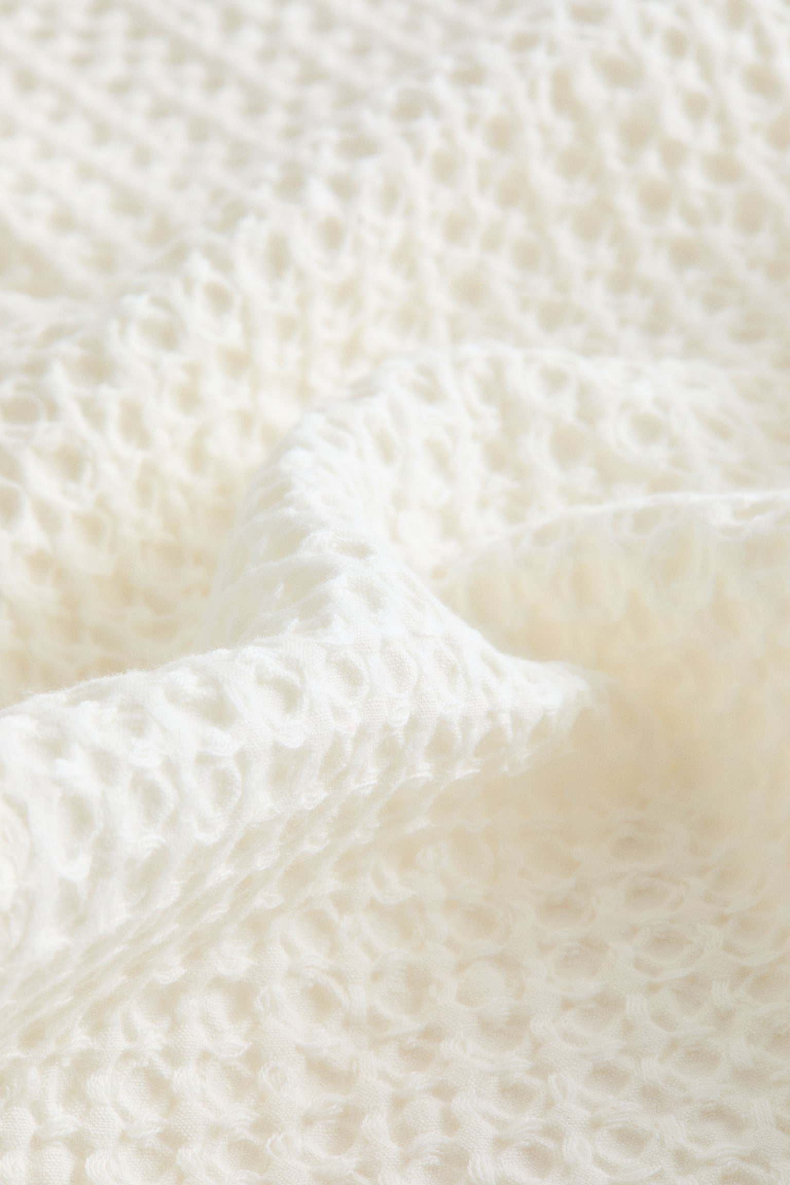 Vohvelipintainen kylpypyyhe - Valkoinen/Tummanbeige/Puuteriroosa/Vaaleankeltainen - 3