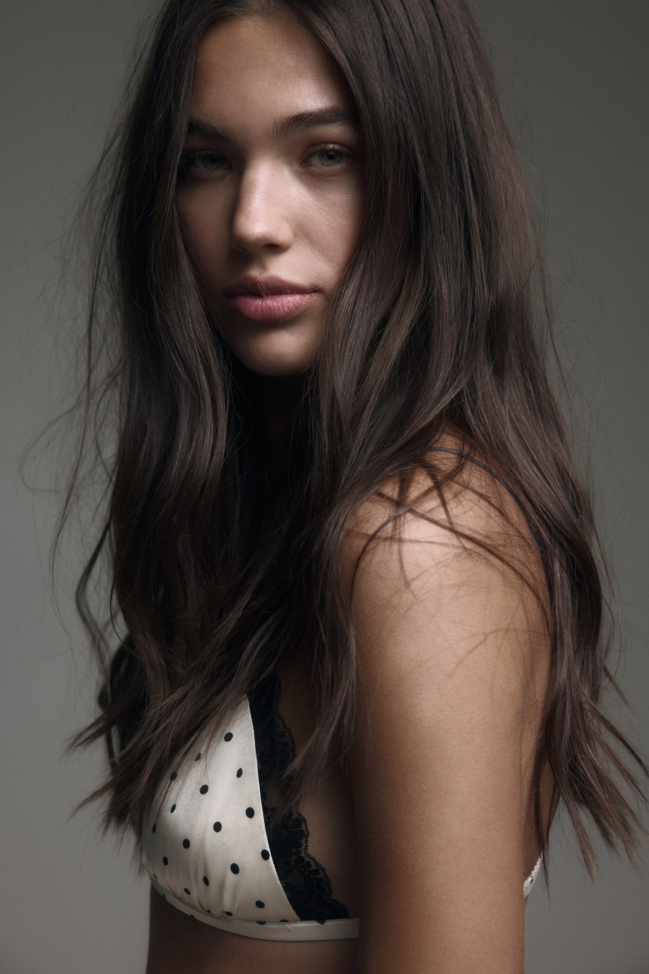 View larger image: Soft satin bra - Cream/Polka dot - Ladies | H&M IN 1