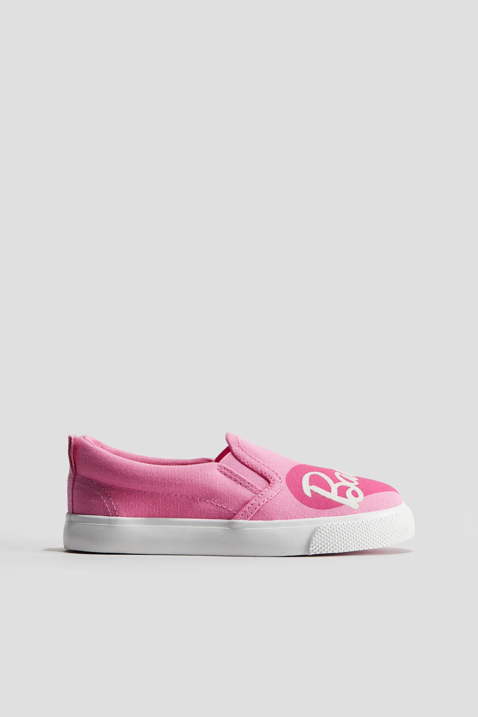 Printed canvas slip-on trainers - Pink/Barbie/Pink/Pokémon - 2