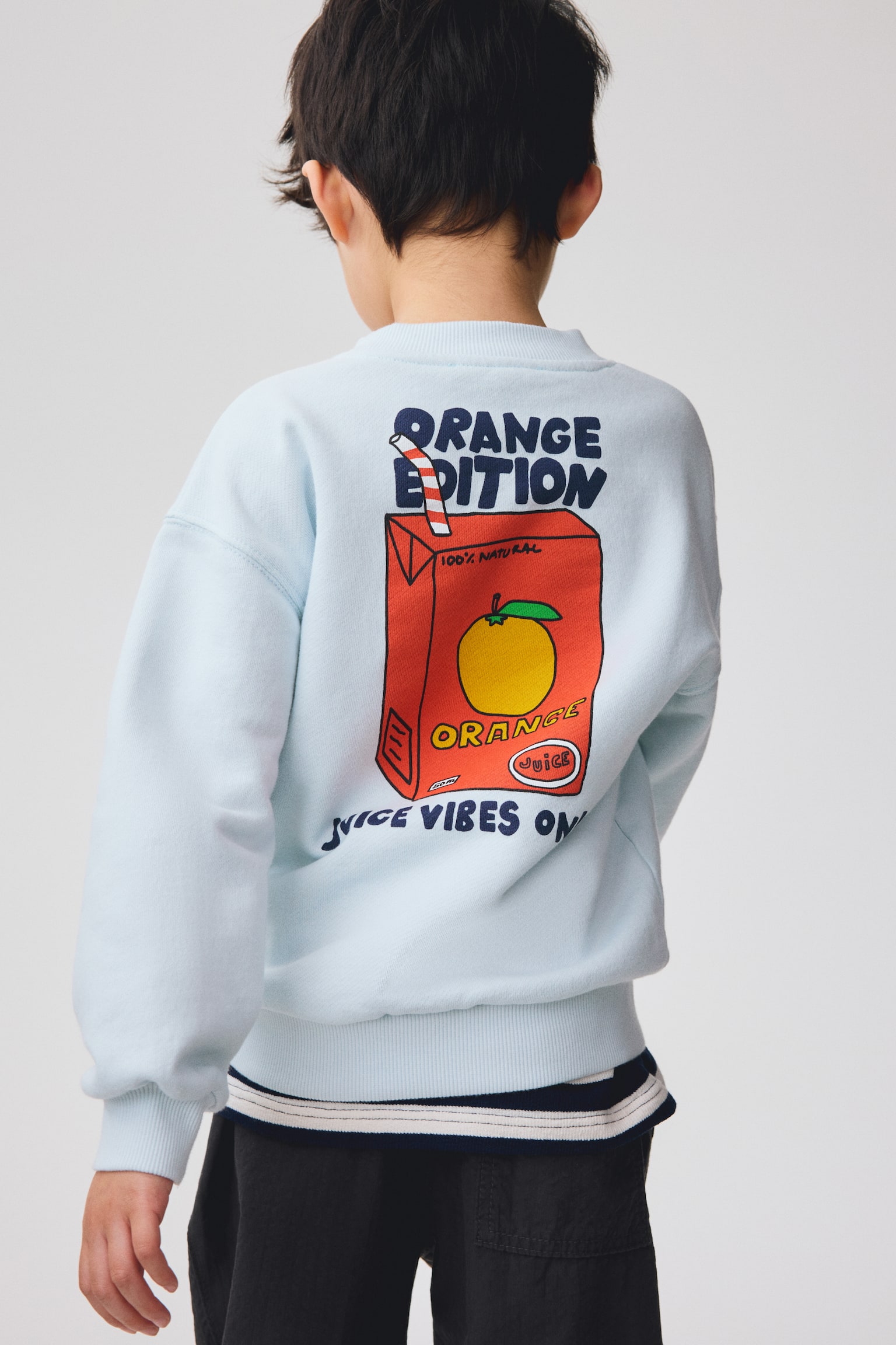 Printed sweatshirt - Light blue/Juice Vibes/Blue/Sunshine - 3
