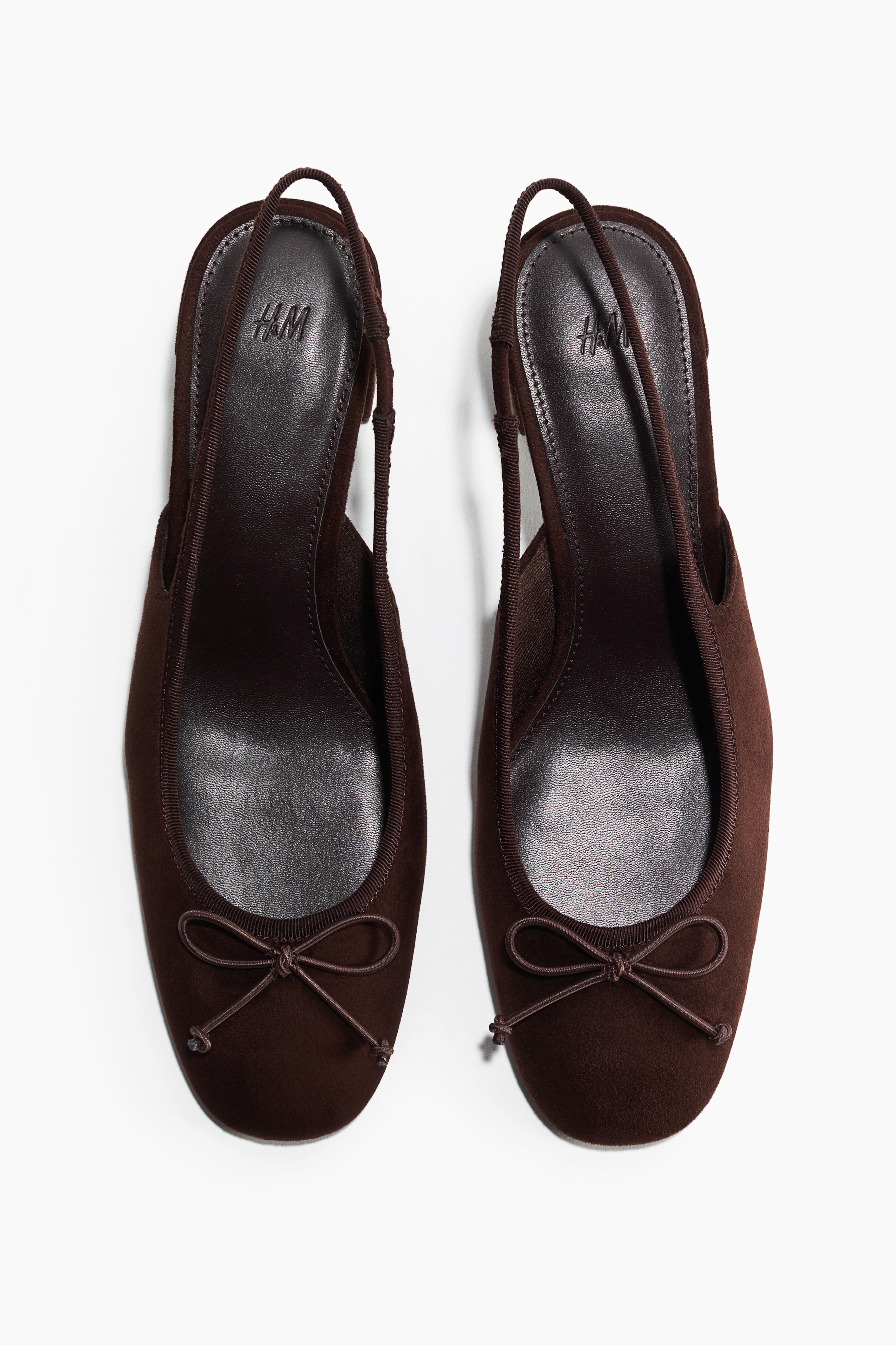 Block-Heeled Slingbacks