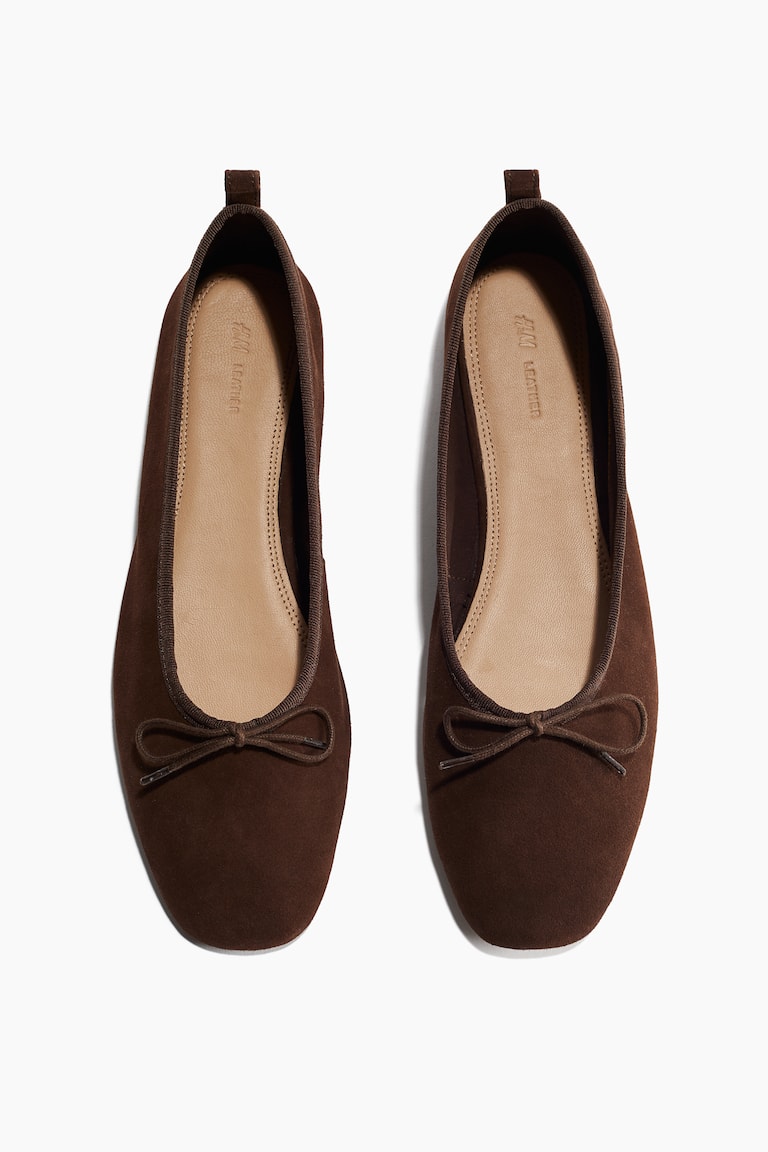 Leather ballet pumps - Main Image