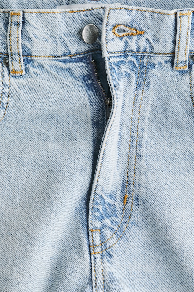 Wide-leg jeans - Blu denim chiaro - 3