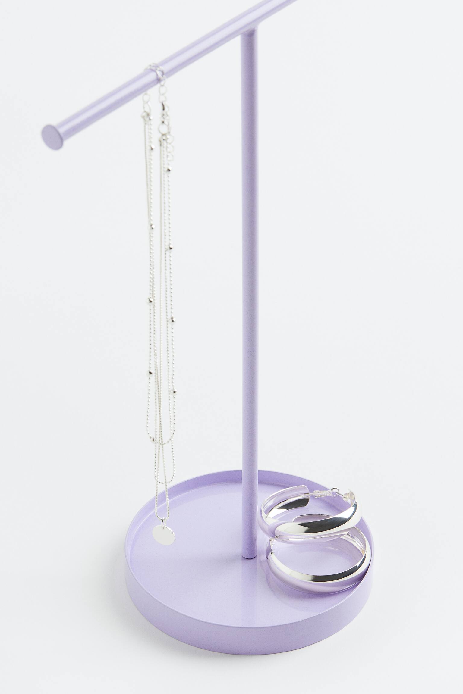 Metal jewellery stand - Purple - 2