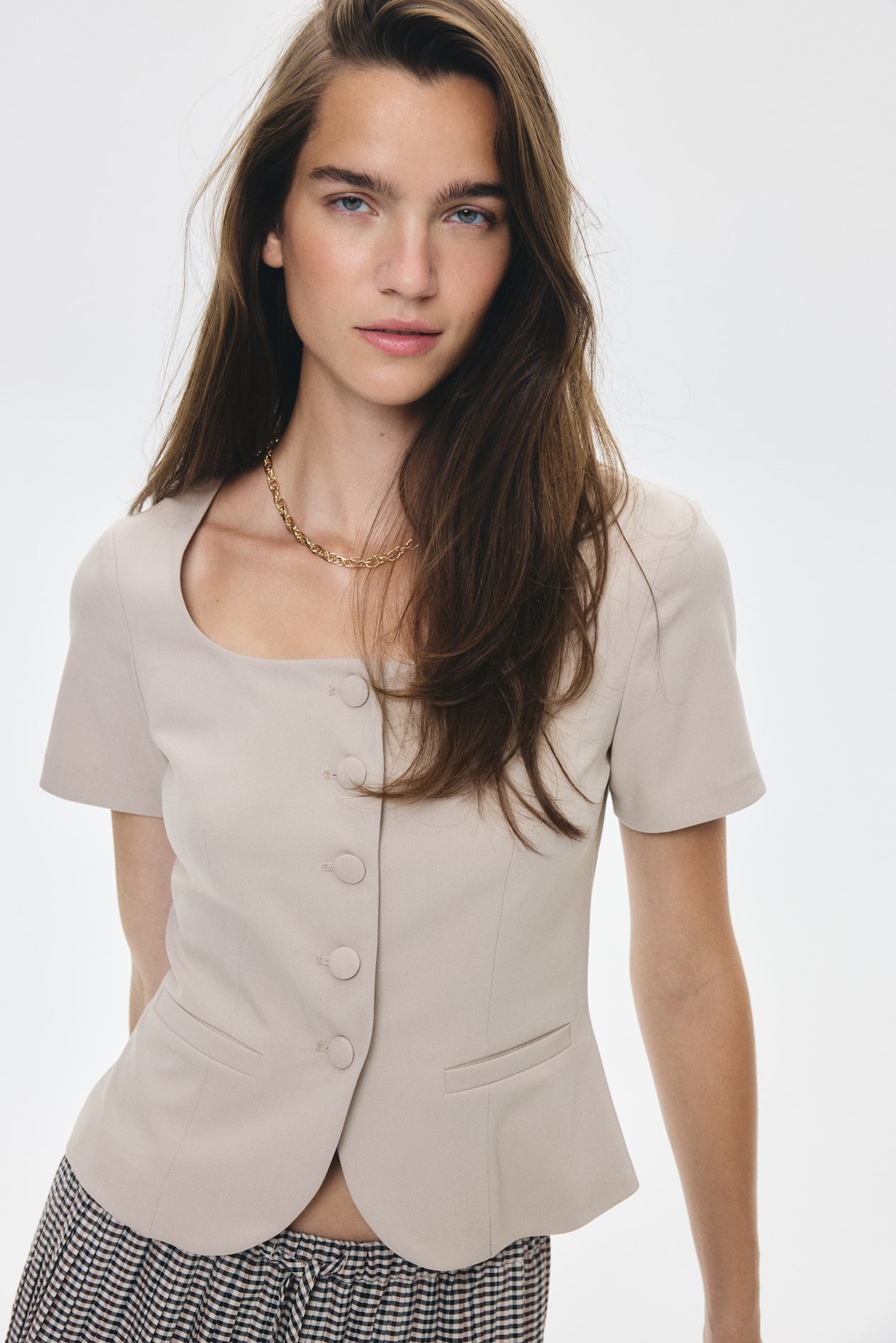 Button-Front Top - image 5