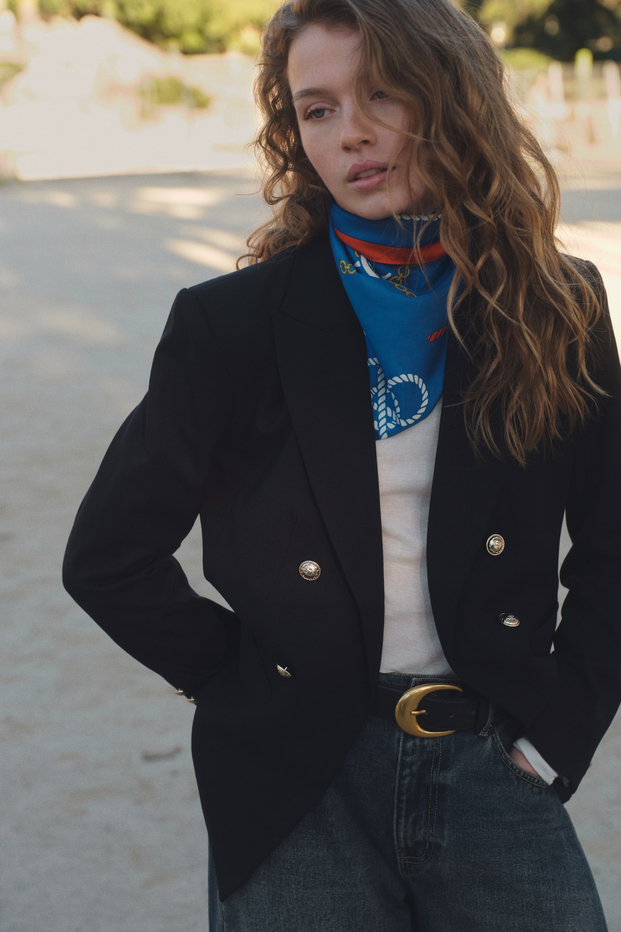 Double-Breasted Blazer - image 3