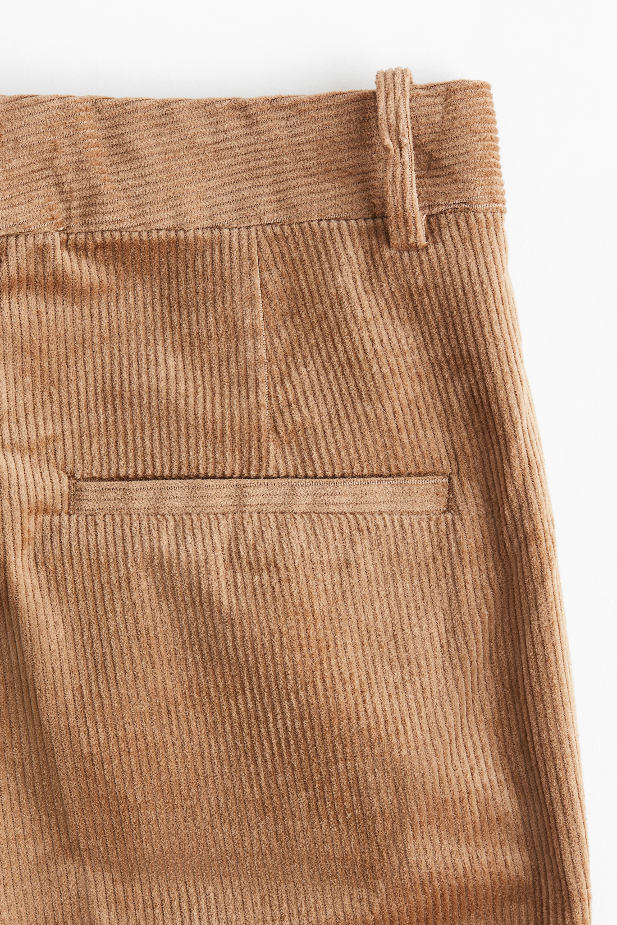 Bootcut corduroy trousers