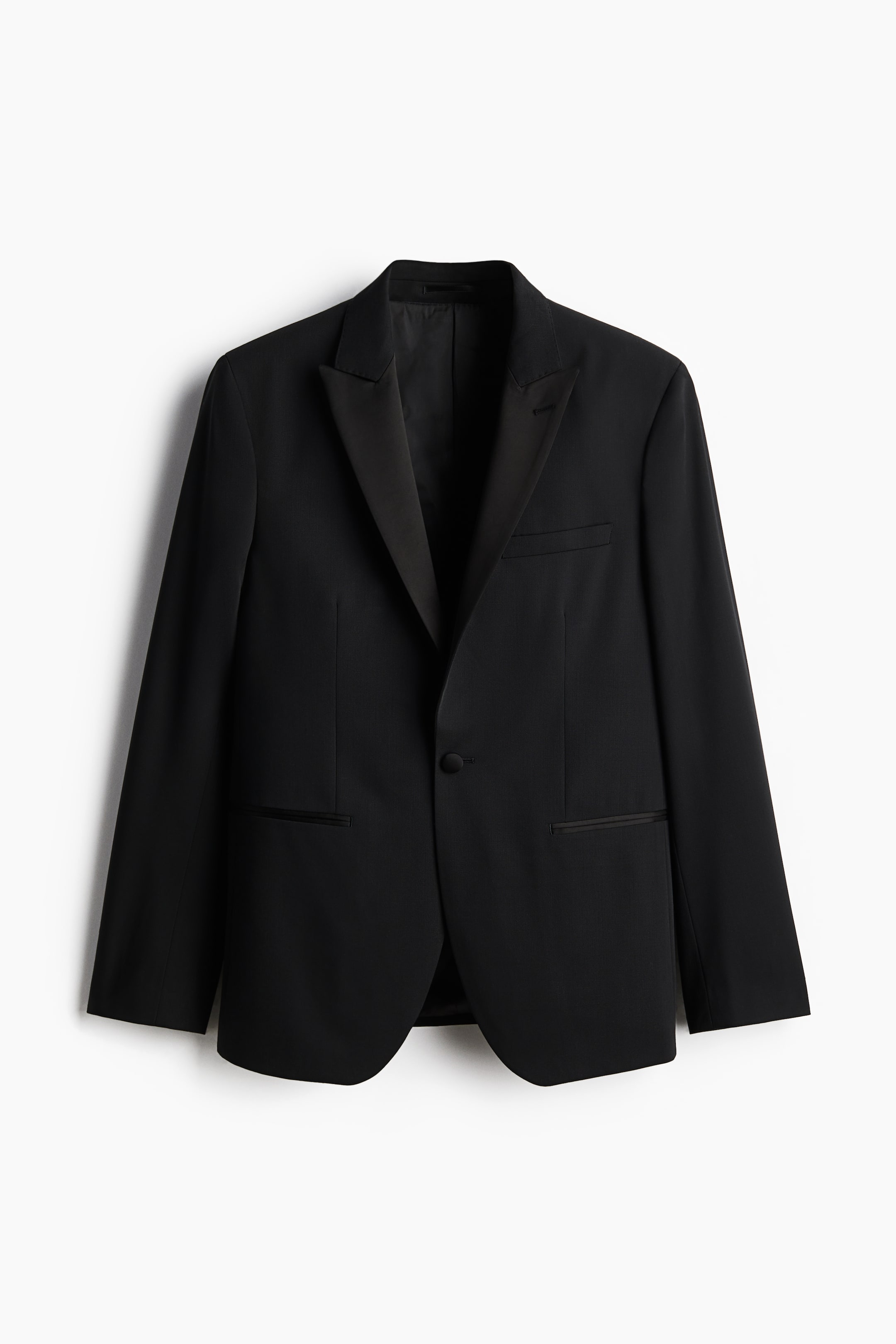 Slim Fit Wool-blend tuxedo jacket