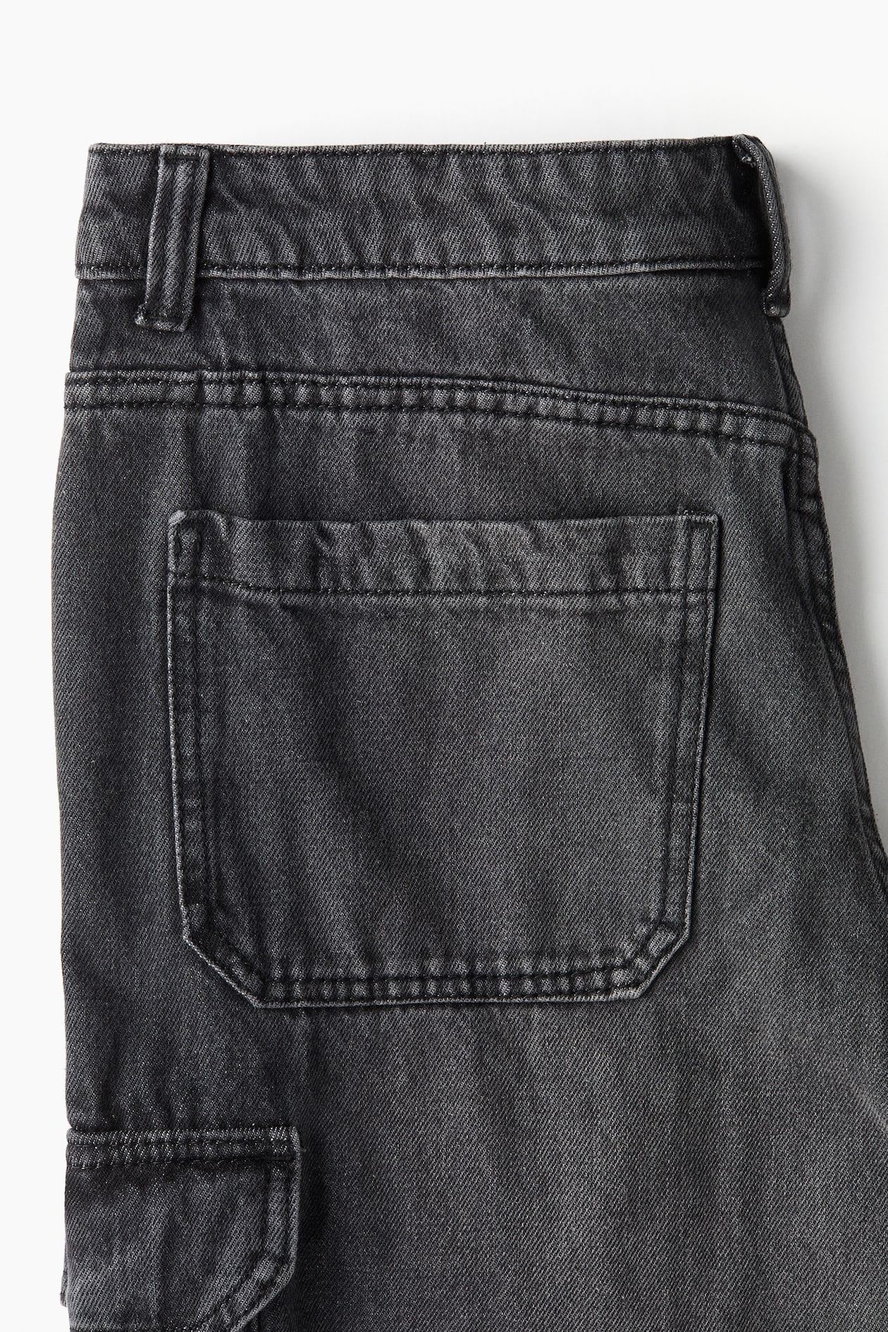 Denim Cargo Pants - image 3