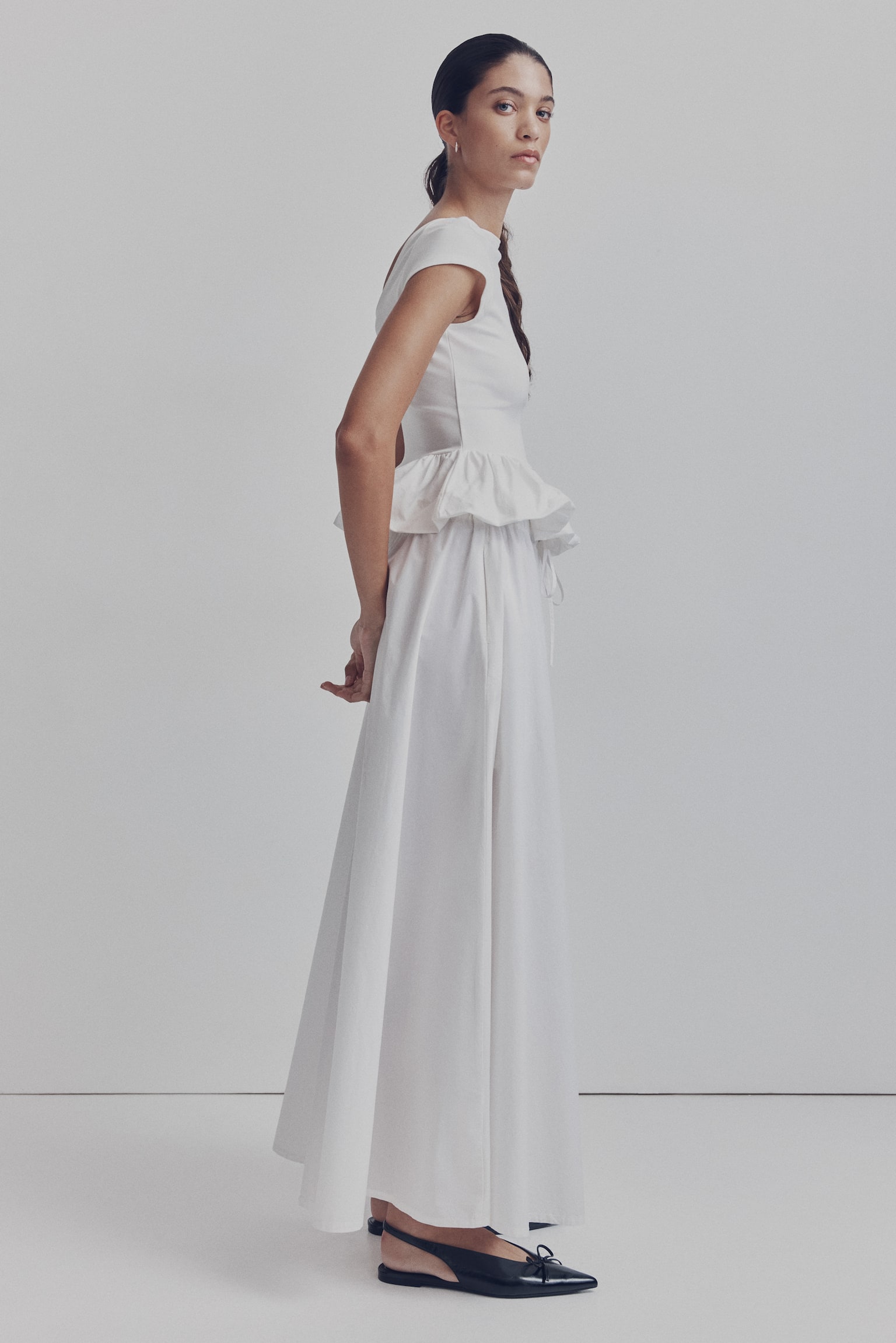 Ponte di Roma bubble-hem top - White - 3