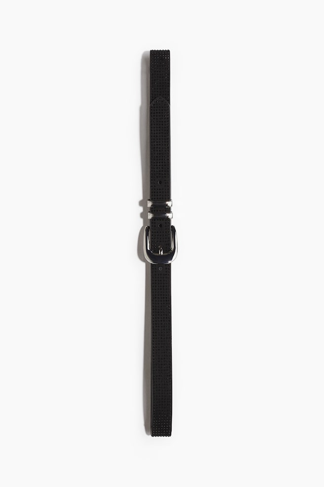 Rhinestone-embellished belt - Black - 1