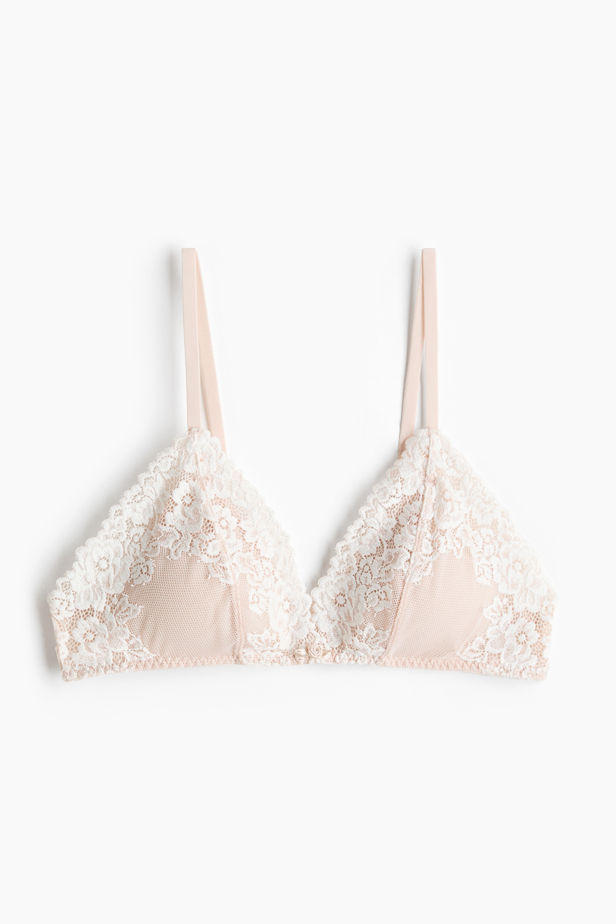 Padded soft lace bra - Light beige/White/Black/Cream/Black/Cream/Light blue/Cream/Light pink/Dark red