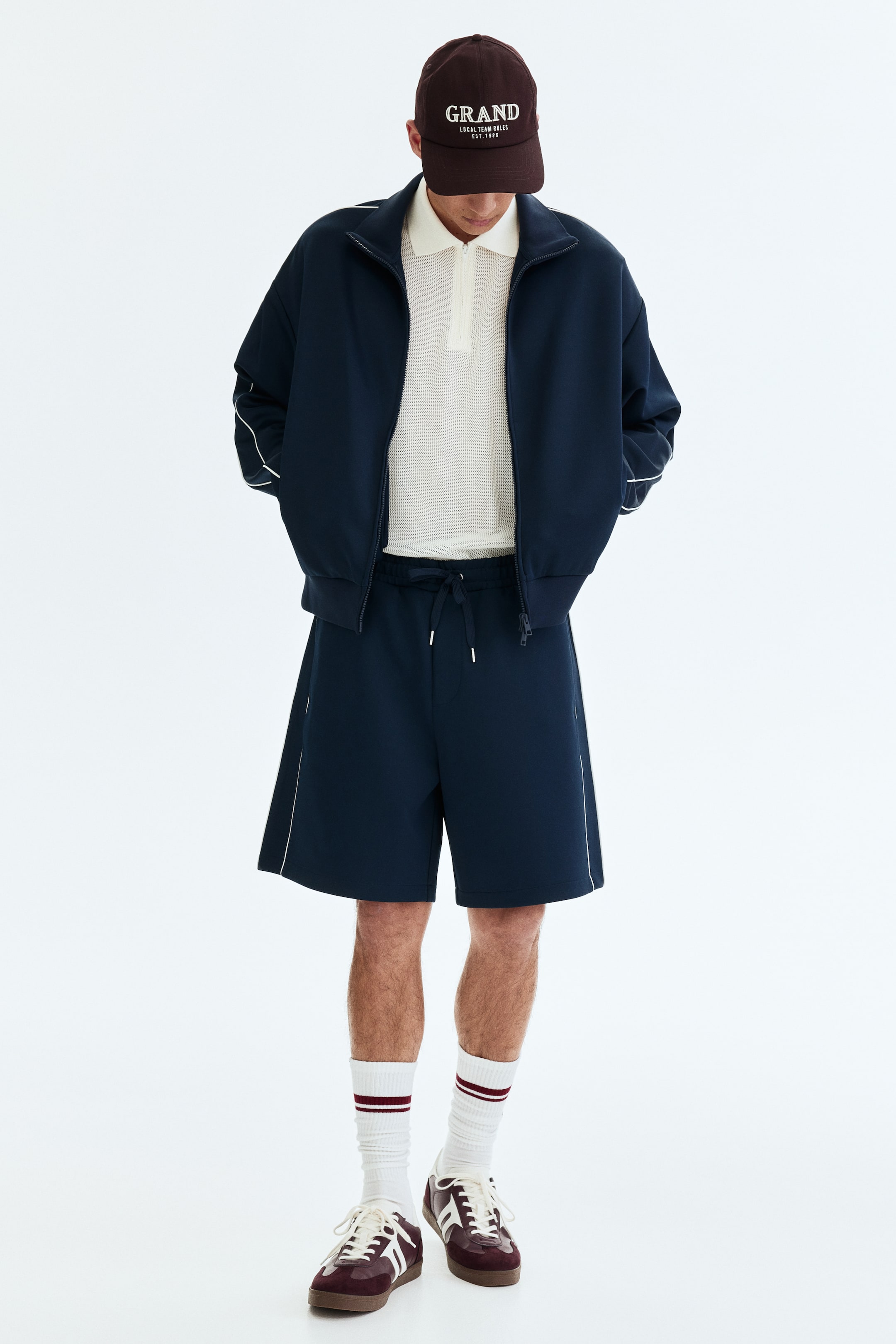 Relaxed-Fit Scuba Track Jacket