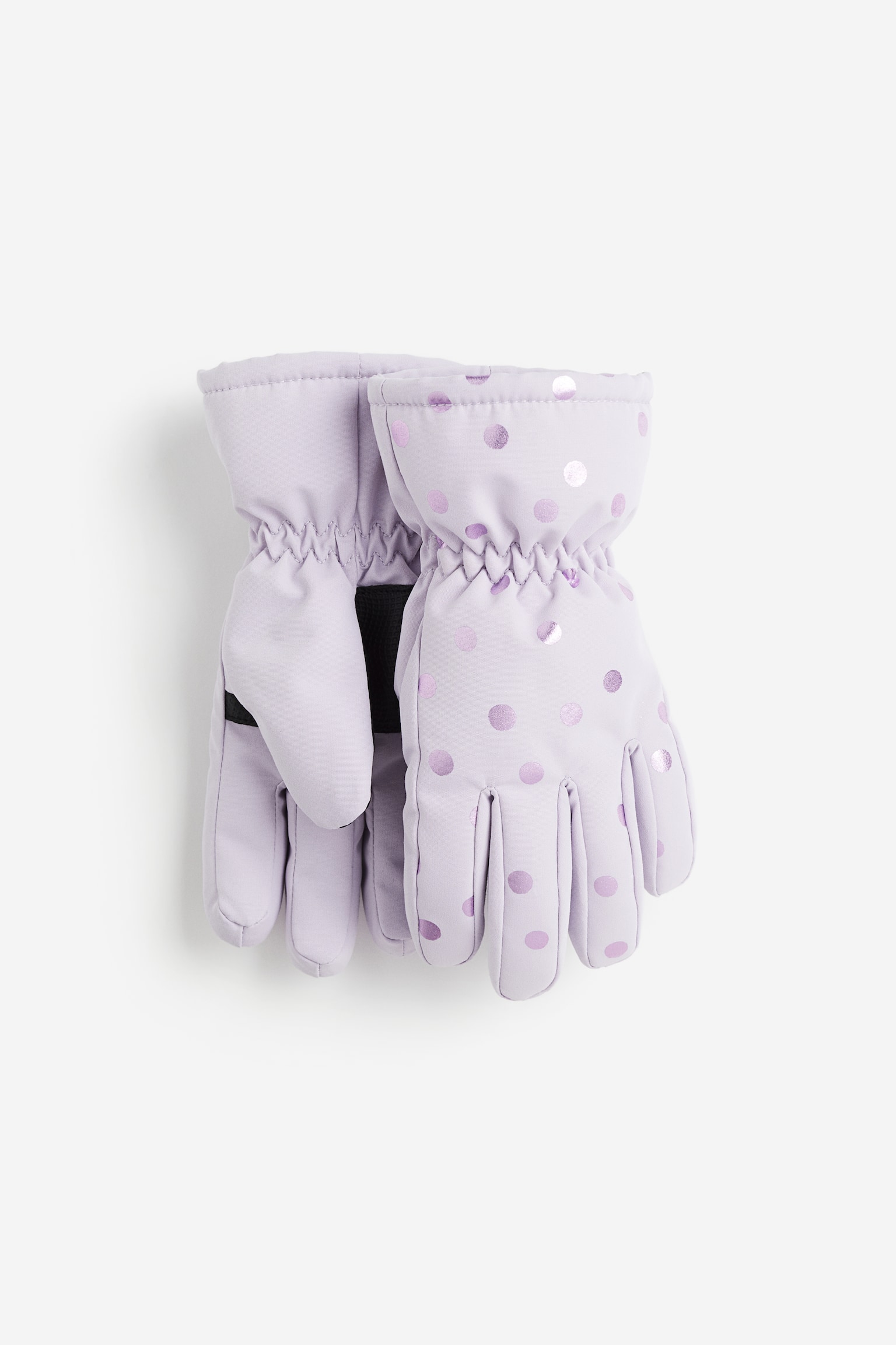 Water Repellent Padded Gloves - Light purple/Spot - 1