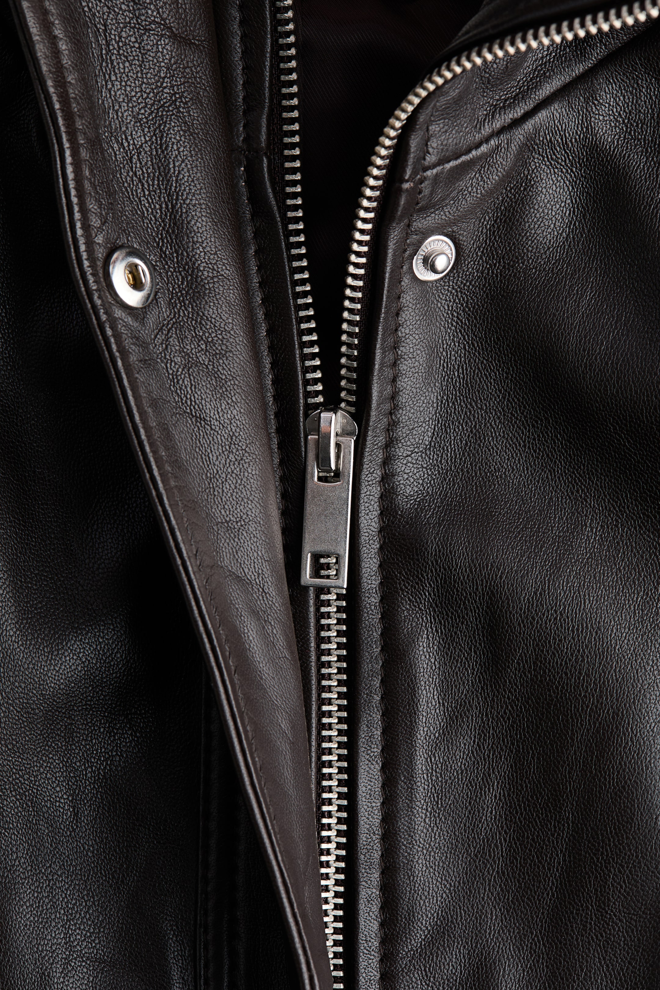 Oversized Leather Jacket