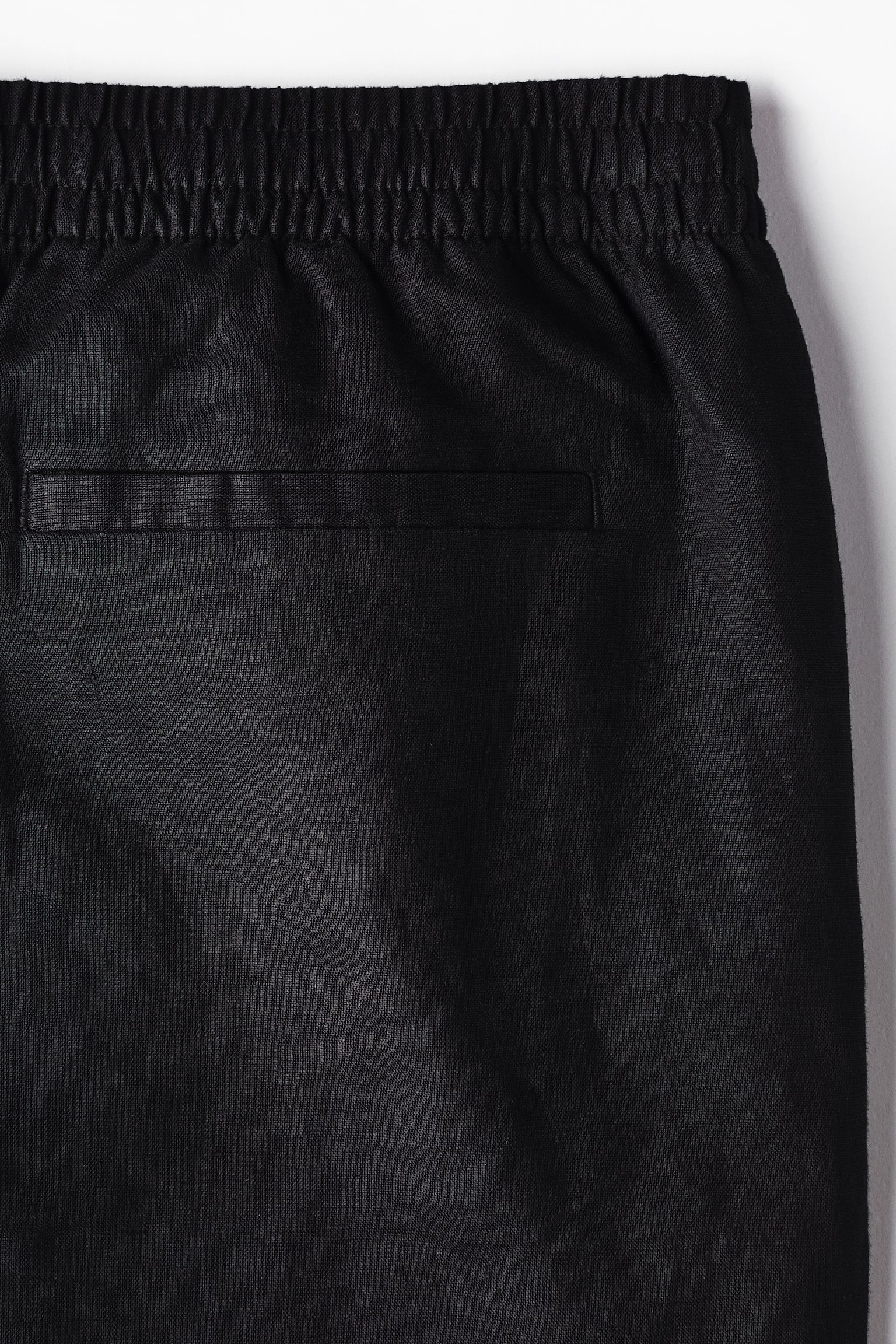 מכנסי פשתן קצרים Relaxed Fit - 8