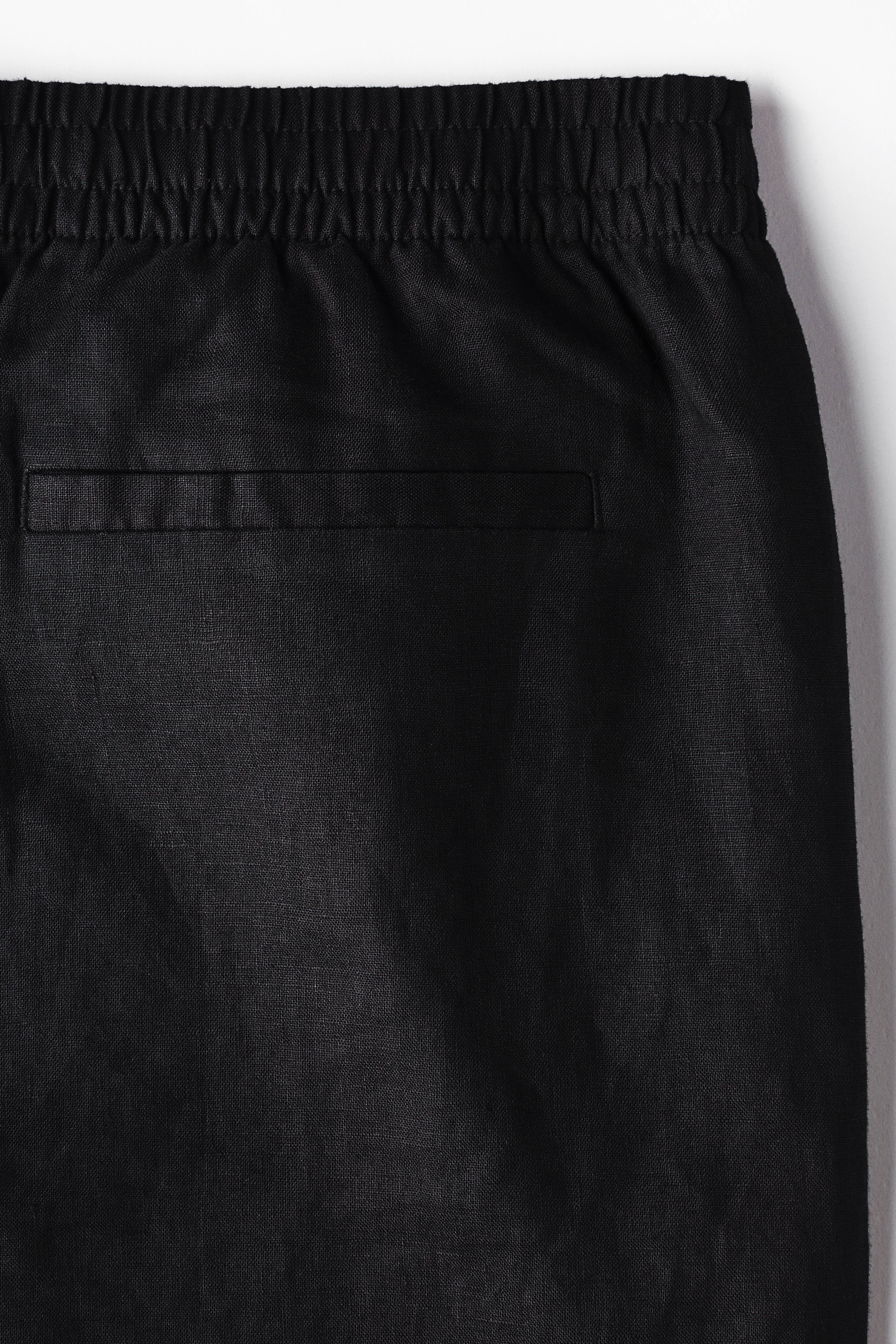 Relaxed-Fit Linen Shorts