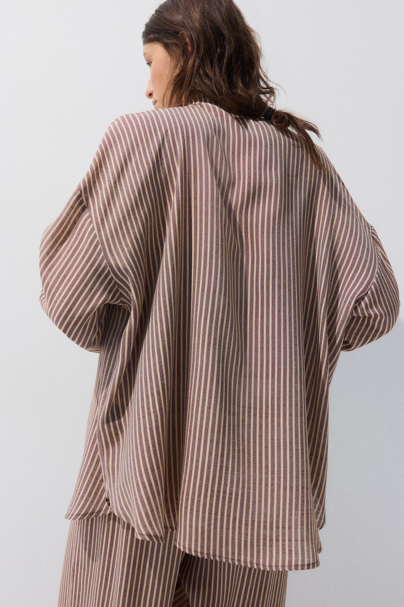 Beach shirt - Brown/Striped - 3