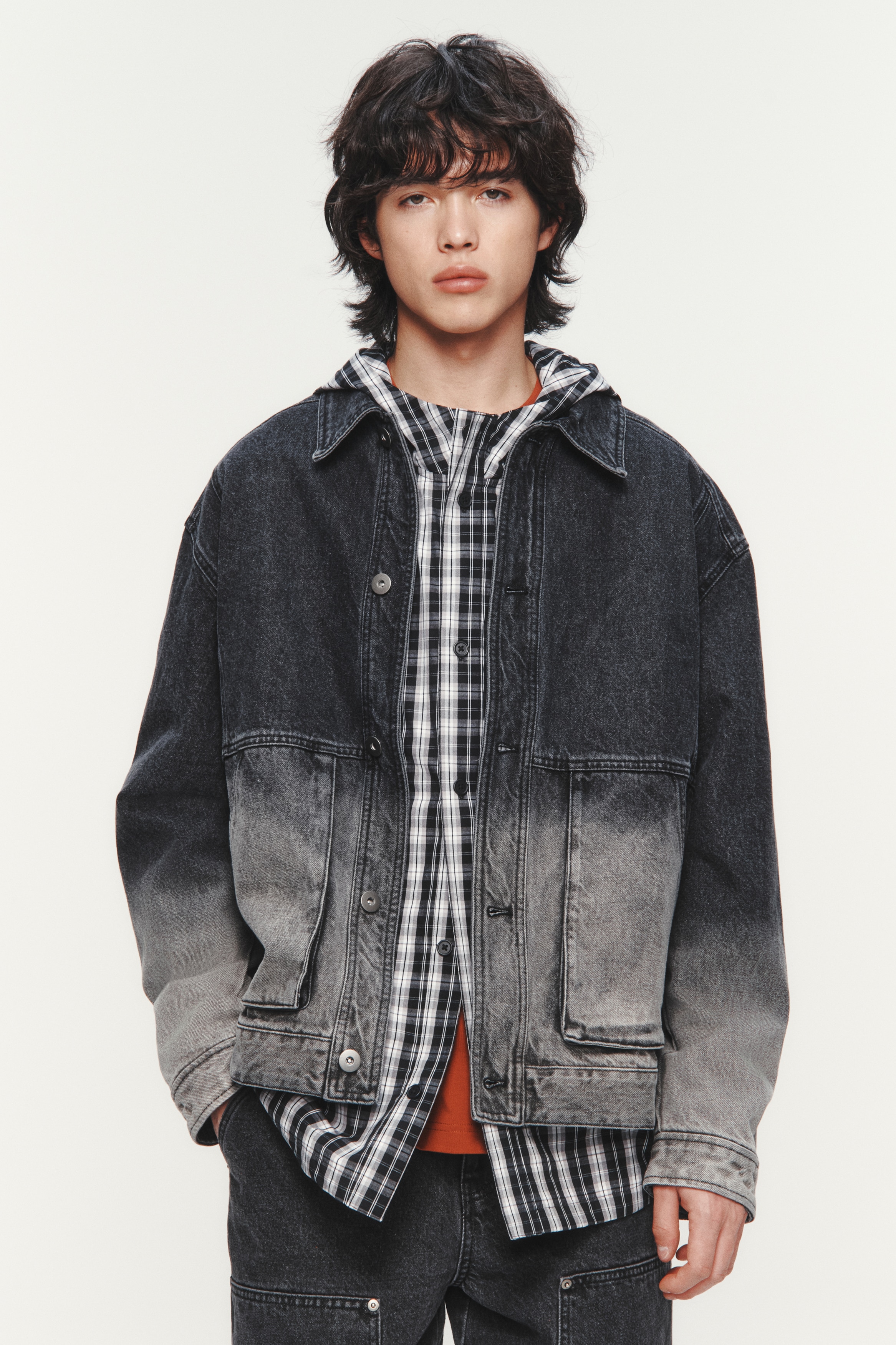 デニムジャケット - デニムブラック - Men | H&M JP