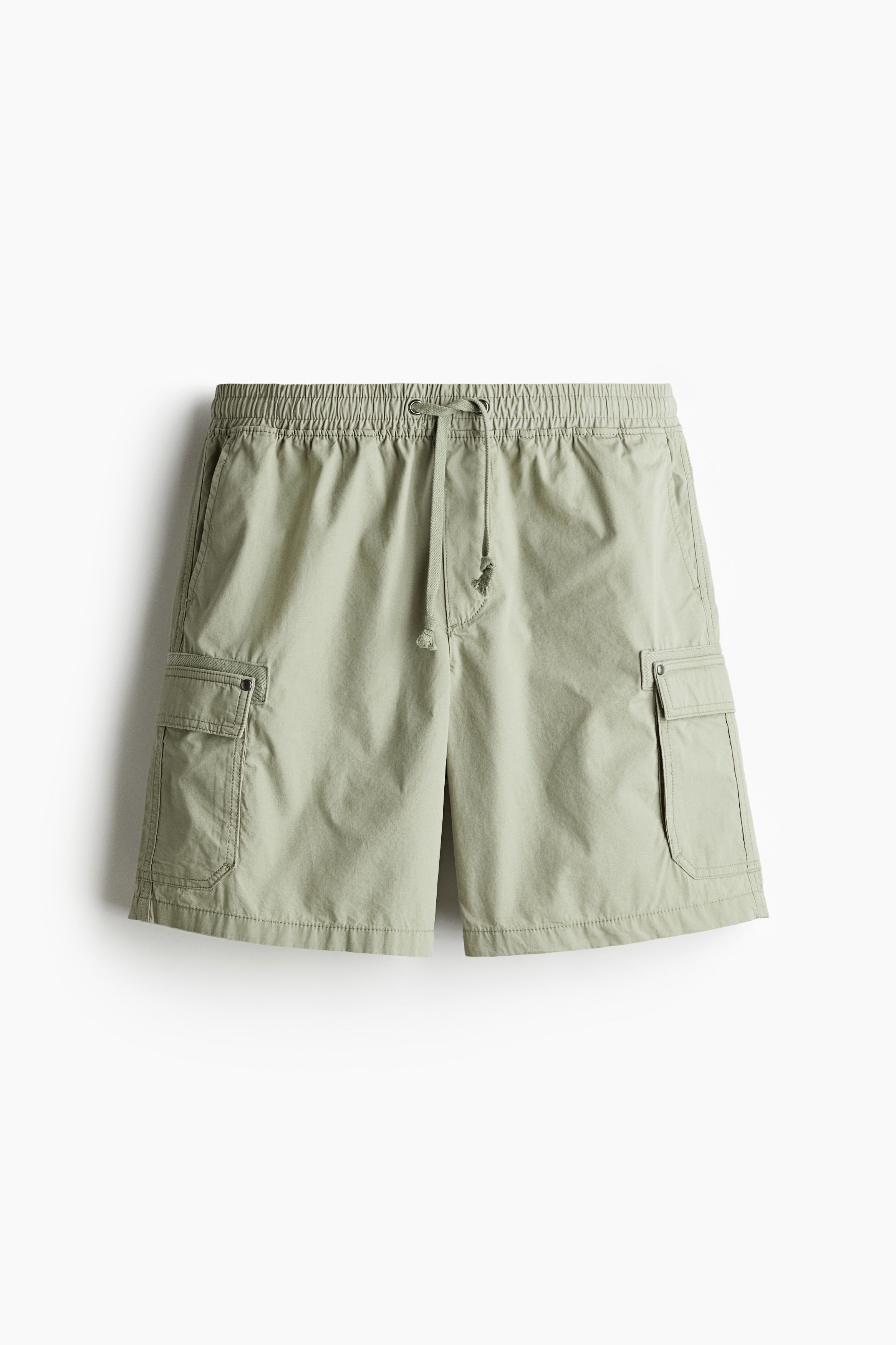 Shorts cargo Relaxed Fit - Verde pistacchio/Nero