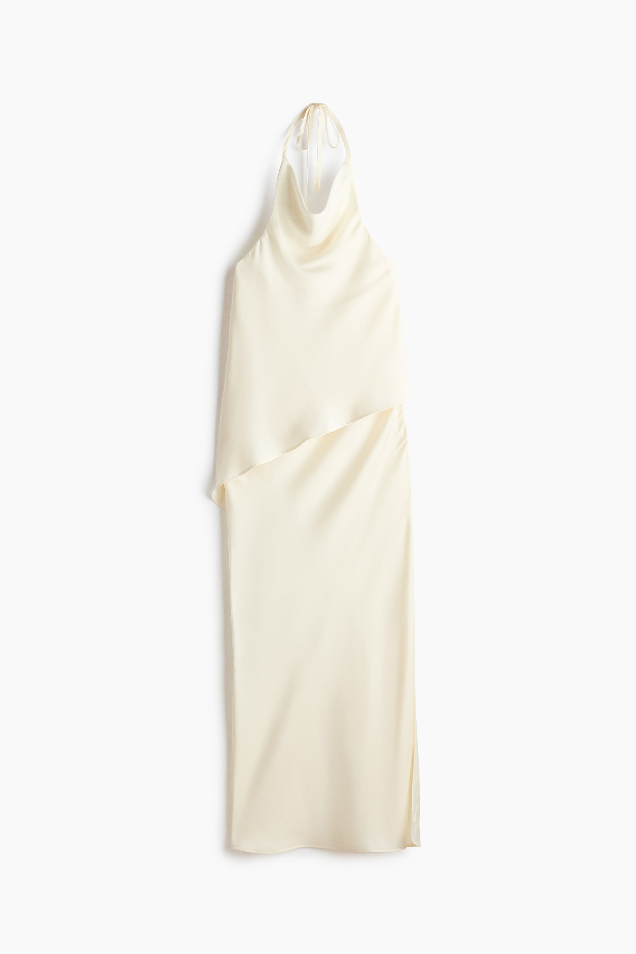 Halterneck Satin Dress