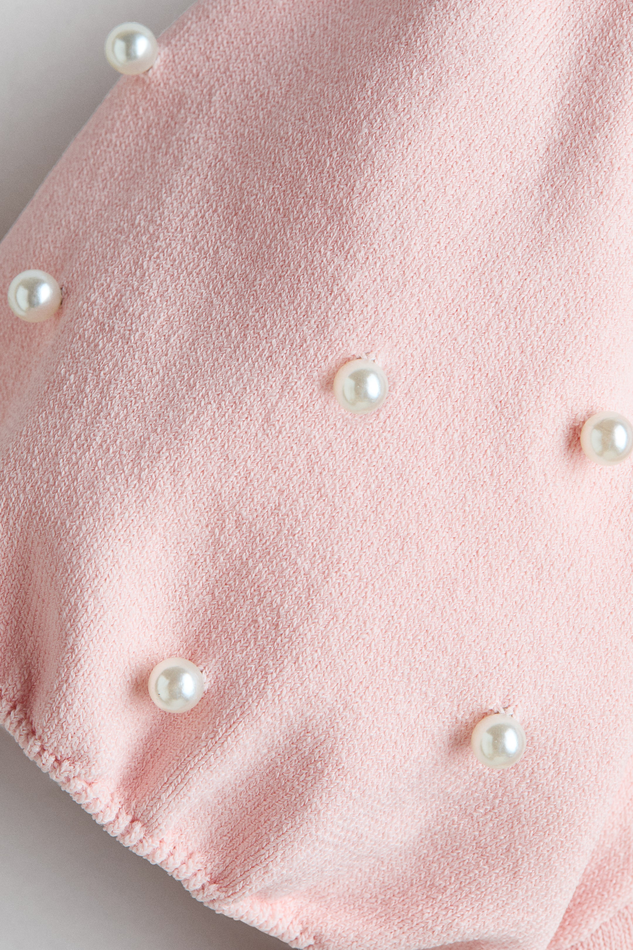 Детские топы H&M Bead-Detail Fine-Knit Top — фото 3
