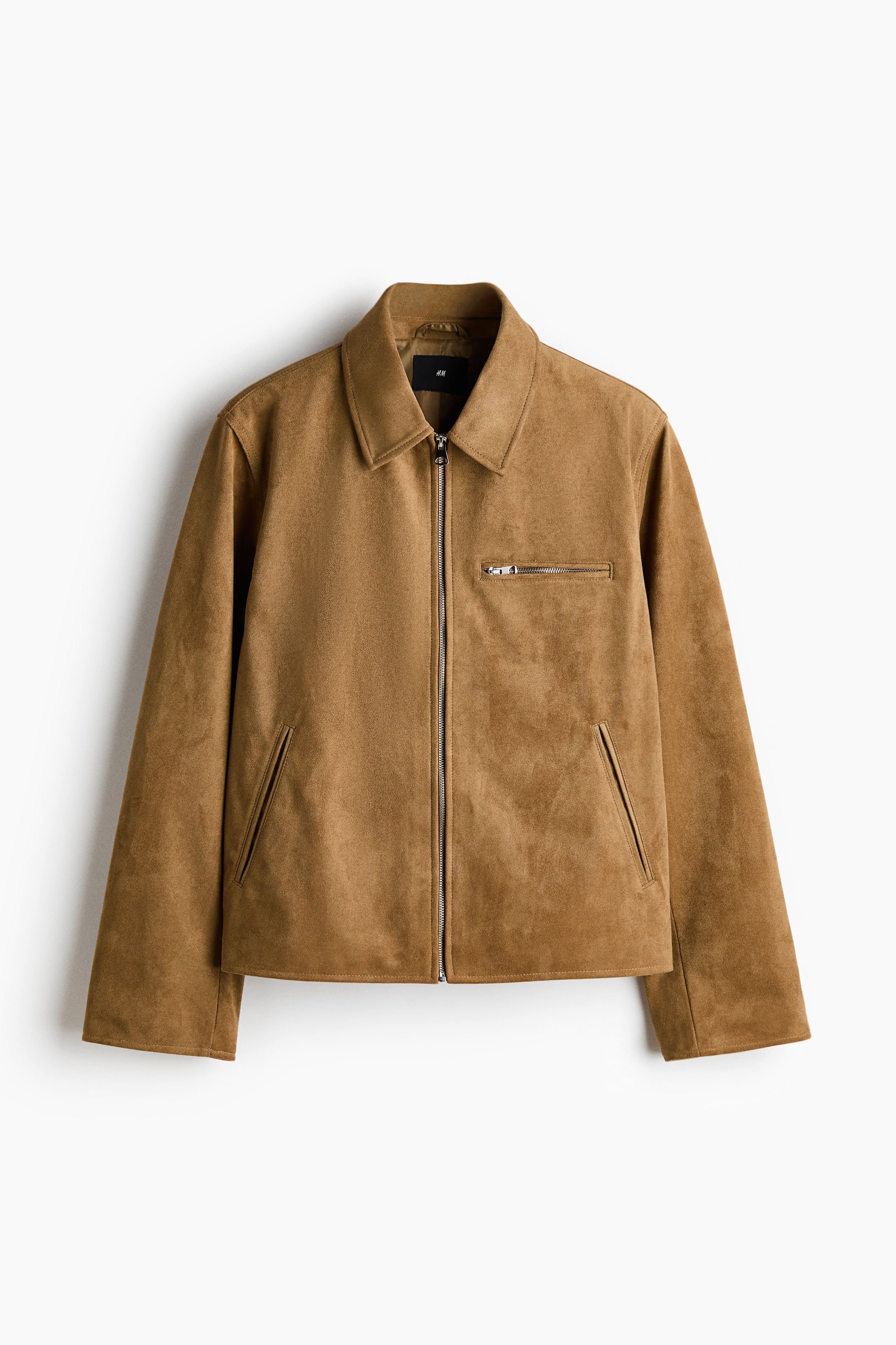 H & M - Jacke mit Kragen - Beige - Herren