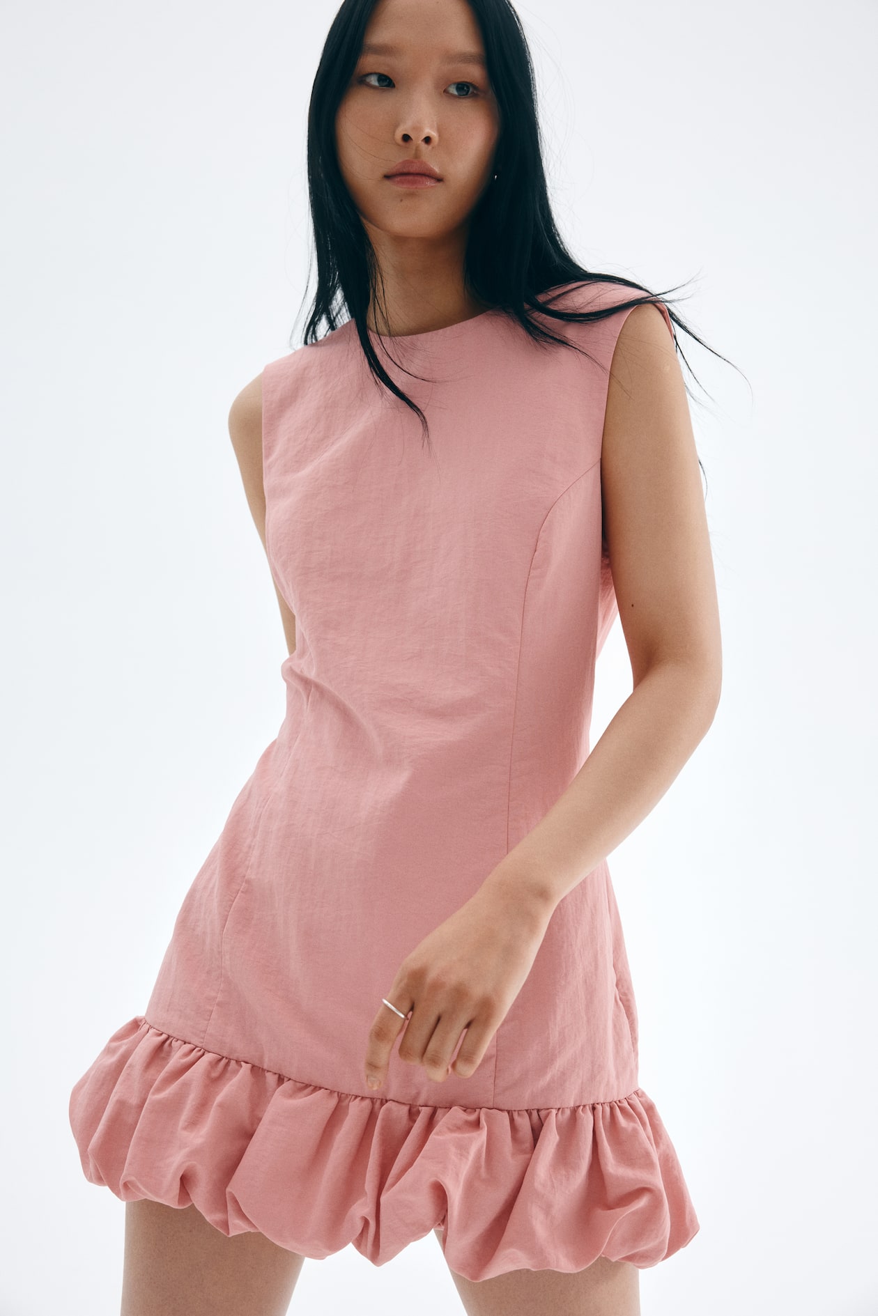 Bubble-Hem Dress - image 4