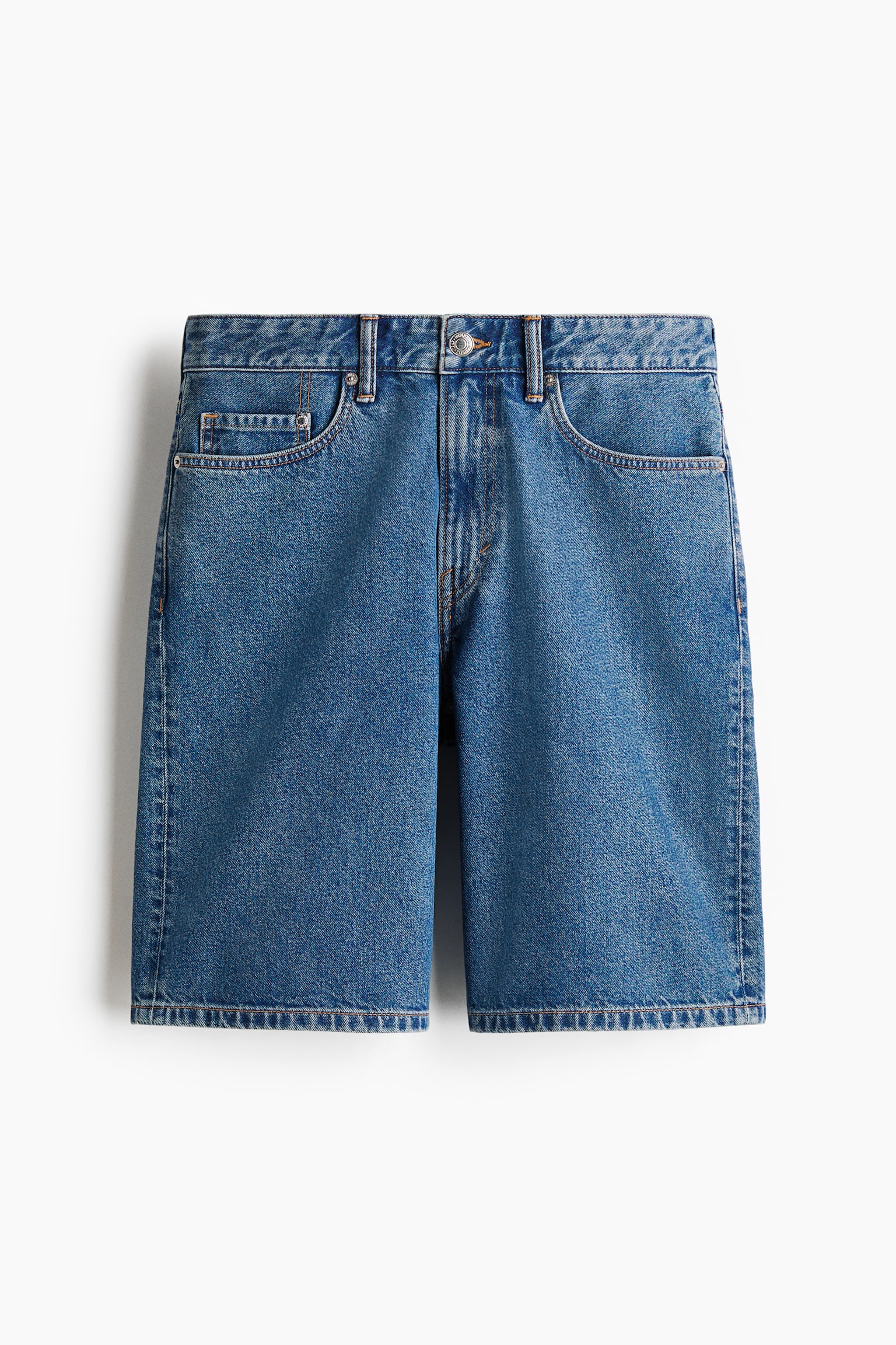 Relaxed Fit Denim shorts - Denim blue/Light denim blue/Denim grey - 2