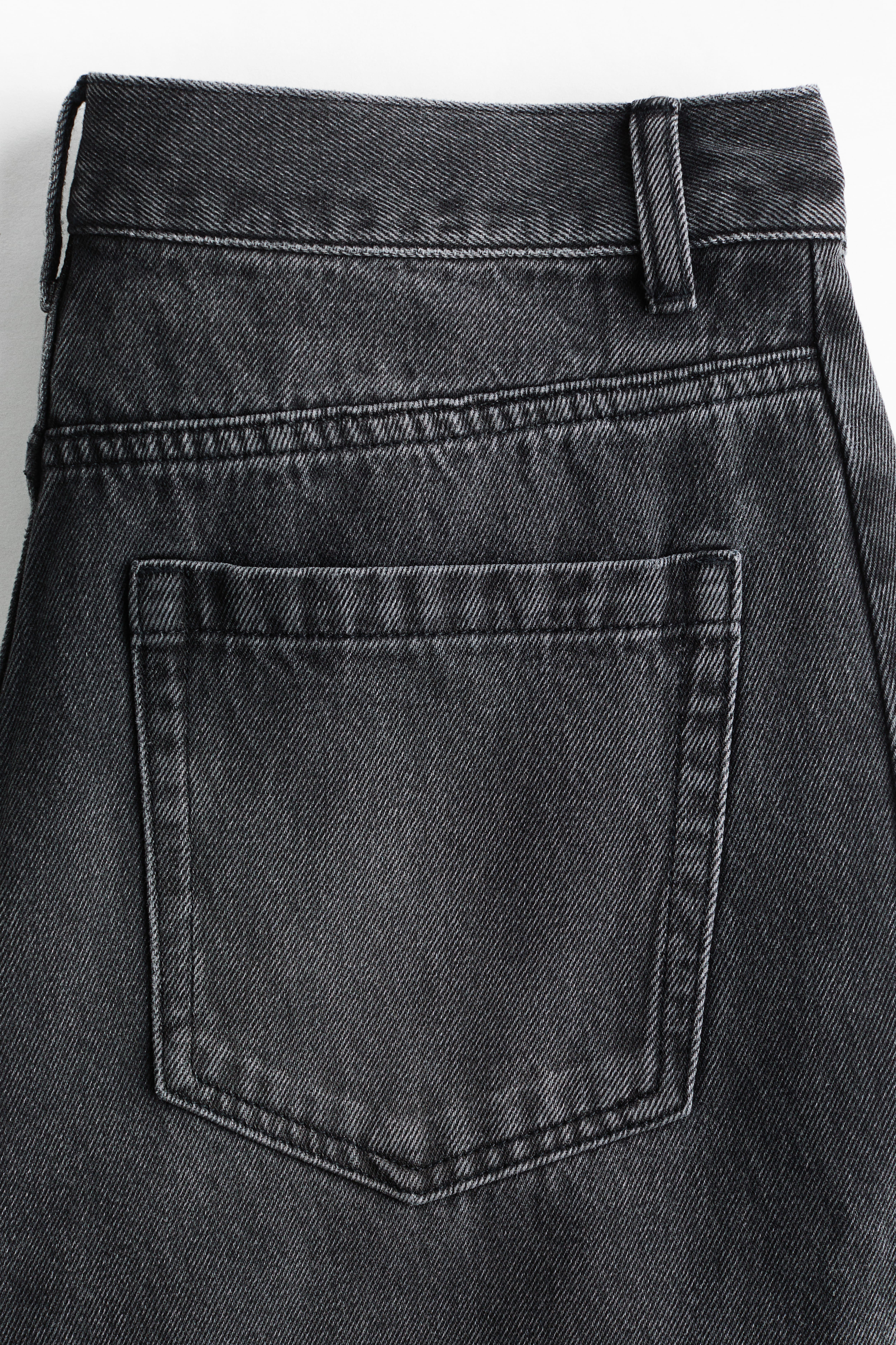 Barrel-Leg Regular-Waist Jeans