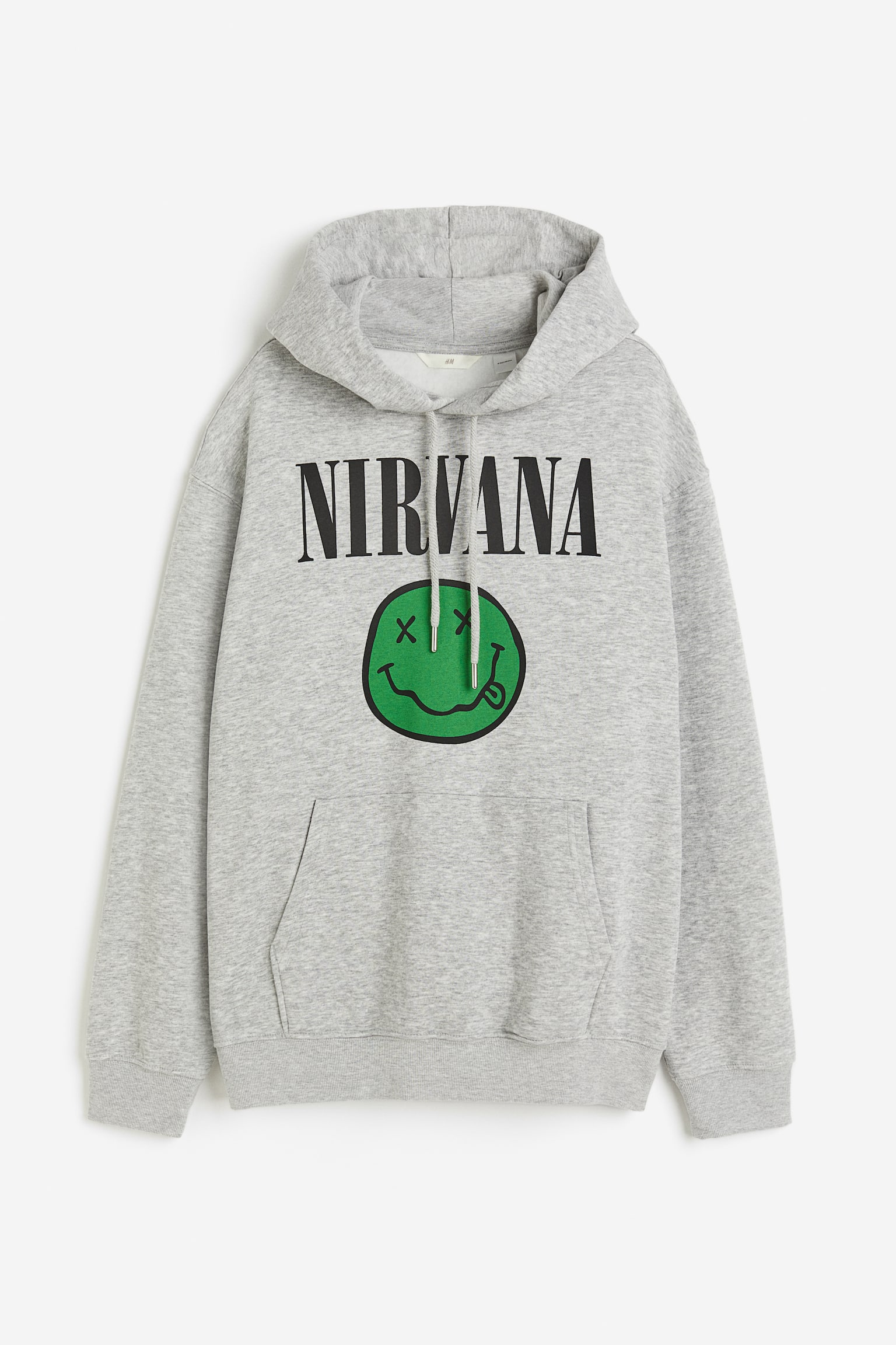 Motif-front hoodie - Light grey marl/Nirvana/Cream/Nirvana/Light grey marl/Harvard - 1