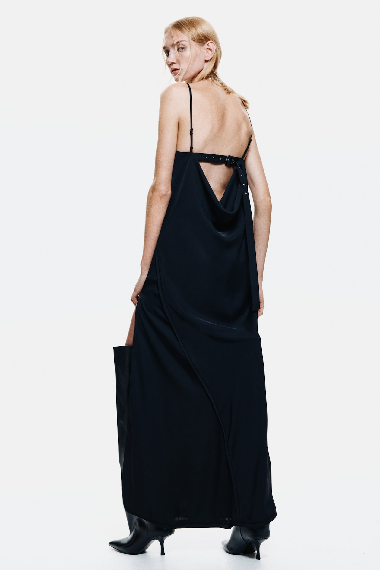 Women's Black Belt-Detail Strappy Dress | H&M US