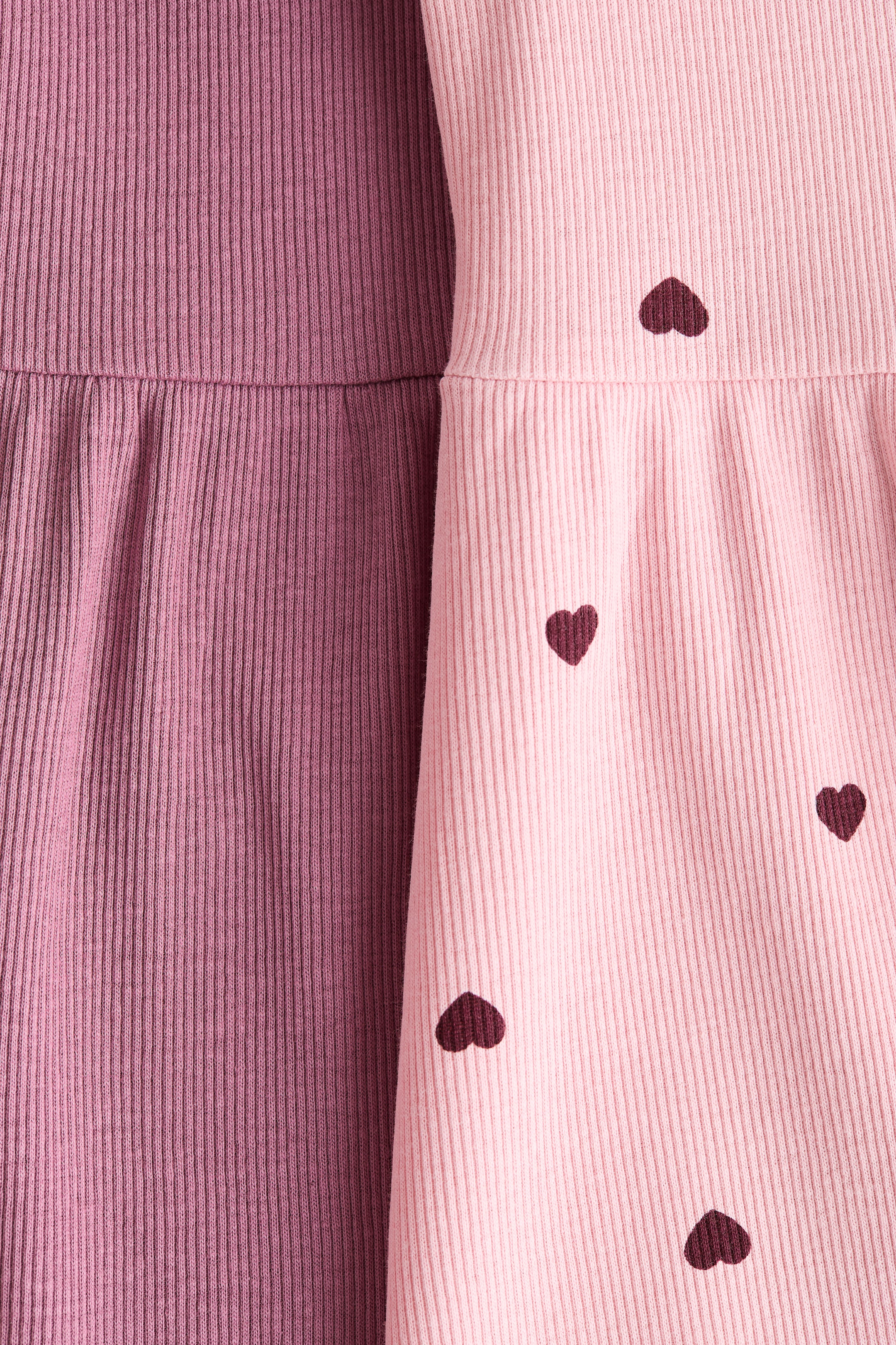 2-Pack Ribbed Cotton Dresses
