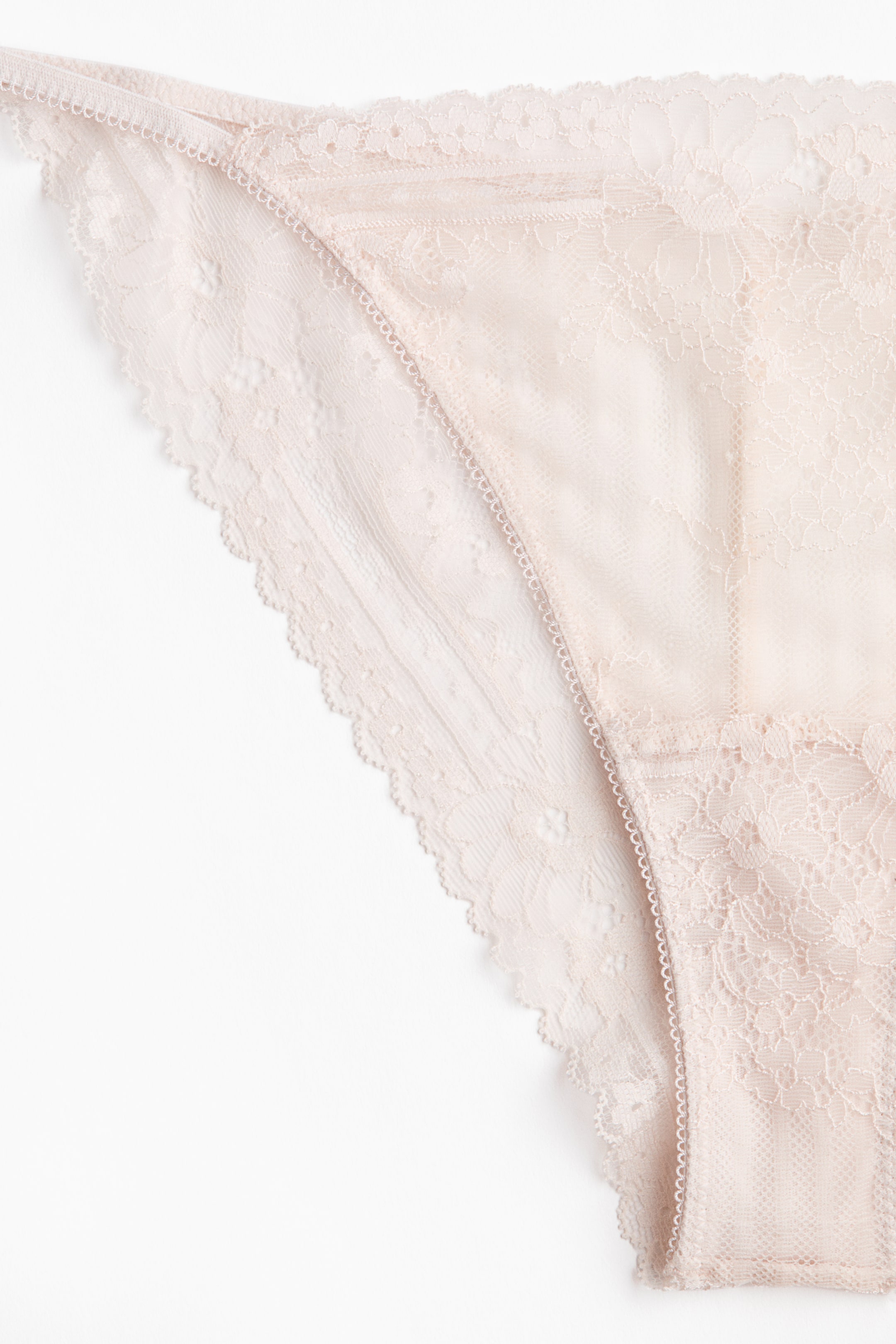 Nagyobb kép megtekintése: Brazilian csipketanga - Halványbézs - NŐI | H&M HU 6