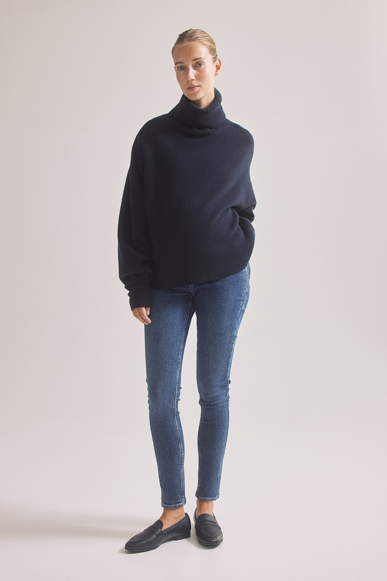 MAMA Skinny Jeans - Denimblå/Mörkgrå/Svart/Denimblå/Ljus denimblå - 1