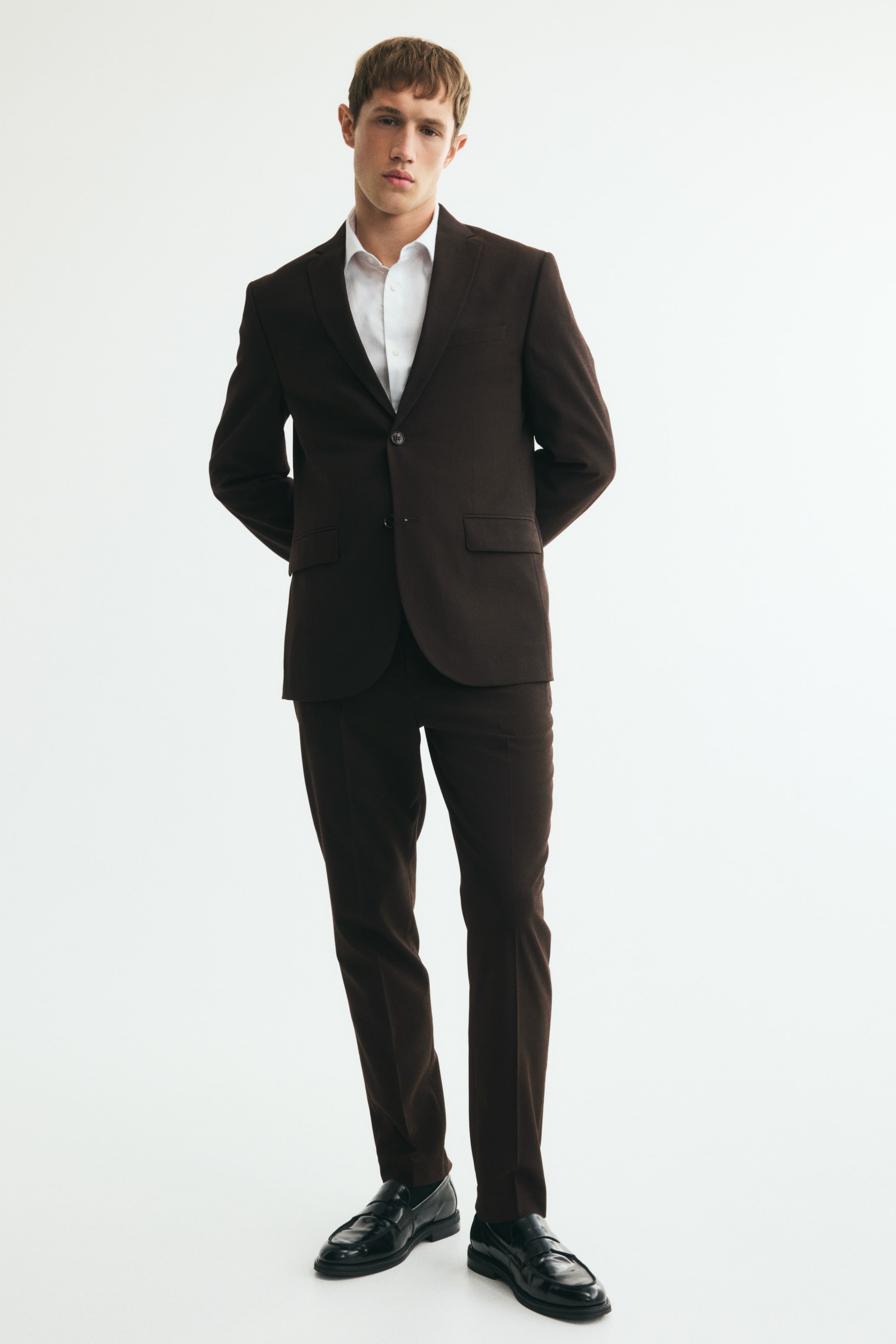 Slim-Fit Single-Breasted Jacket