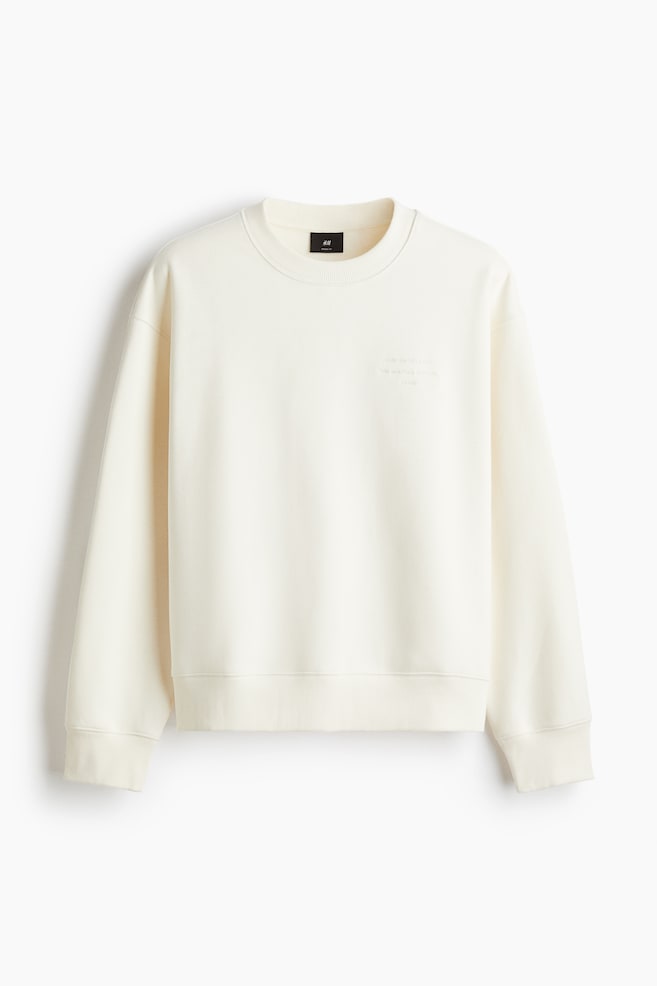 Regular-Fit Printed Sweatshirt - White/Club House - 1