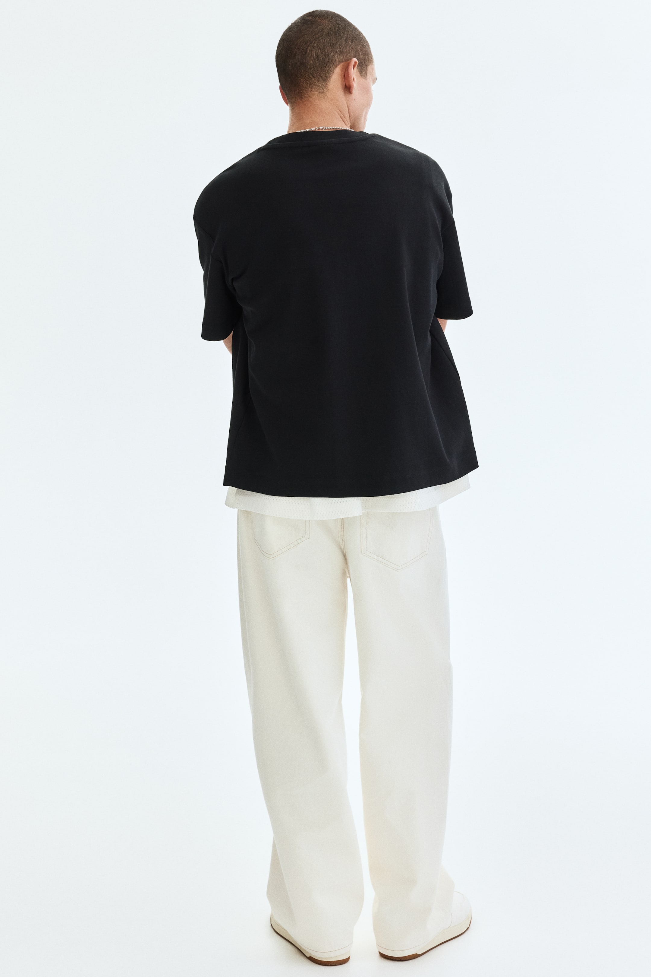 Loose-Fit Interlock T-Shirt