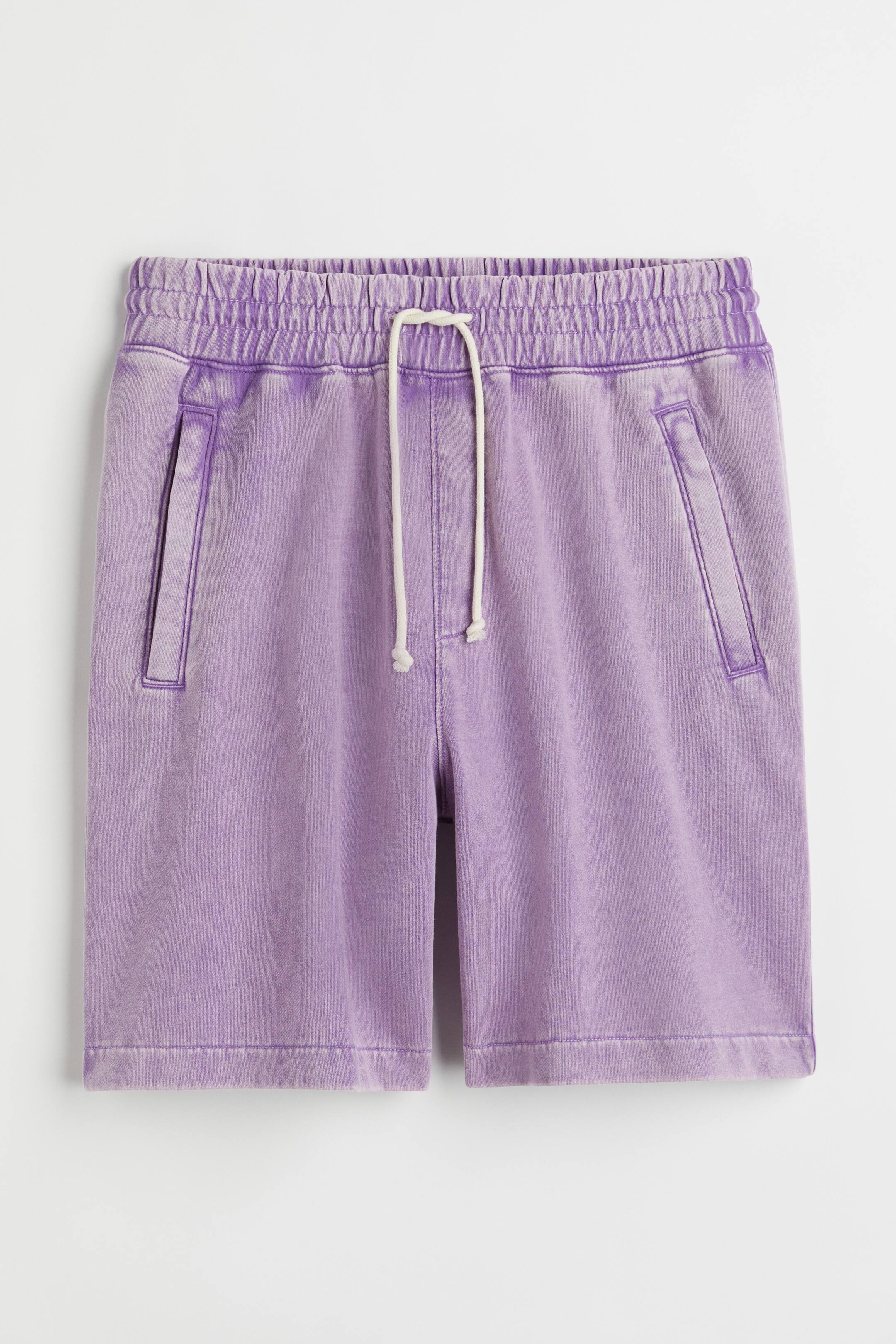View larger image: Relaxed Fit Knee-length shorts - Purple - Men | H&M 1
