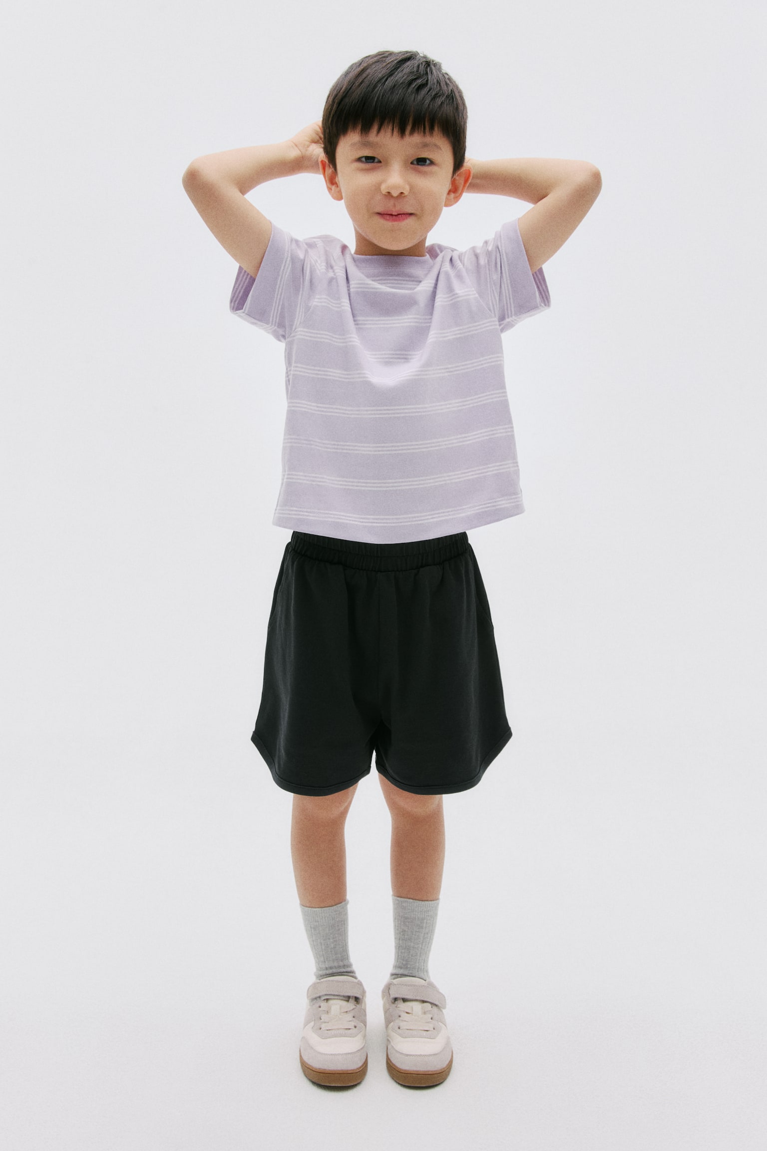 Áo thun COOLMAX® - Màu tím nhạt/Kẻ/Màu xanh dương/Kẻ/Màu xanh tím than/Kẻ/Màu trắng/Màu xanh tím than/Trắng/Màu kem/Tím nhạt/Màu kem/Xanh dương nhạt/Màu hồng nhạt/Kẻ/Màu trắng/Đen/Màu đen - 4