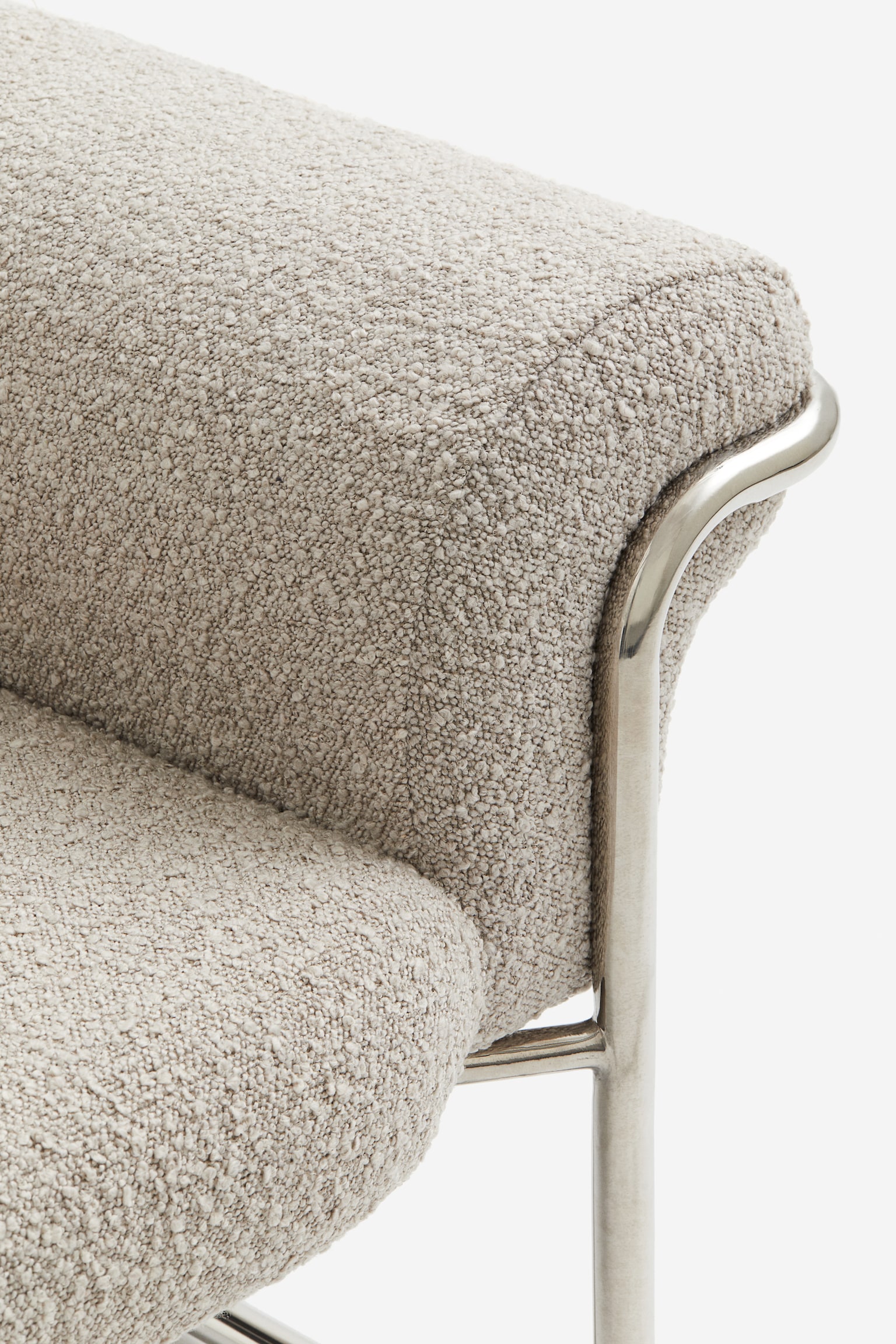 Lounge chair - Light beige - 4