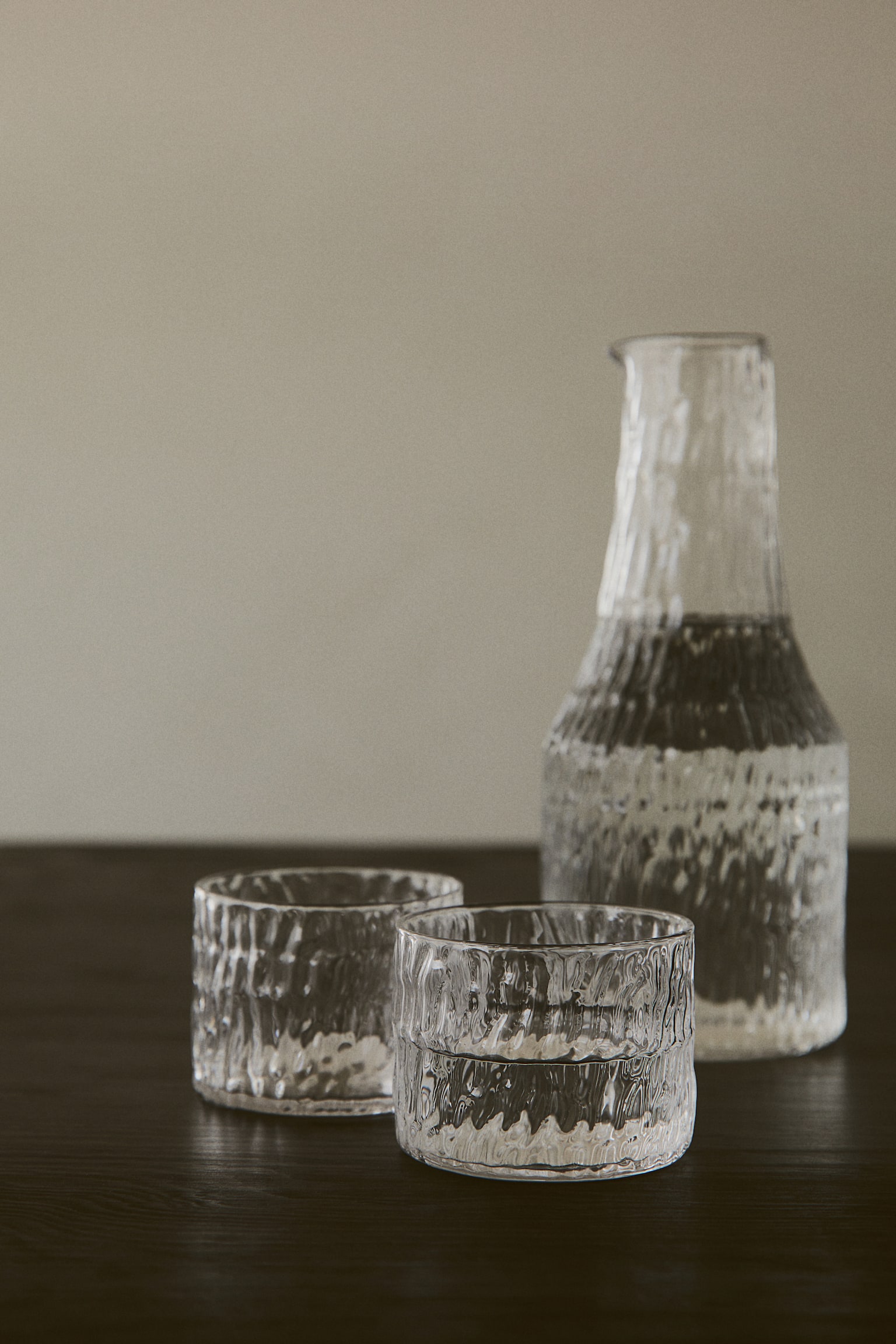 2-pack glass tumblers - Clear glass - 2