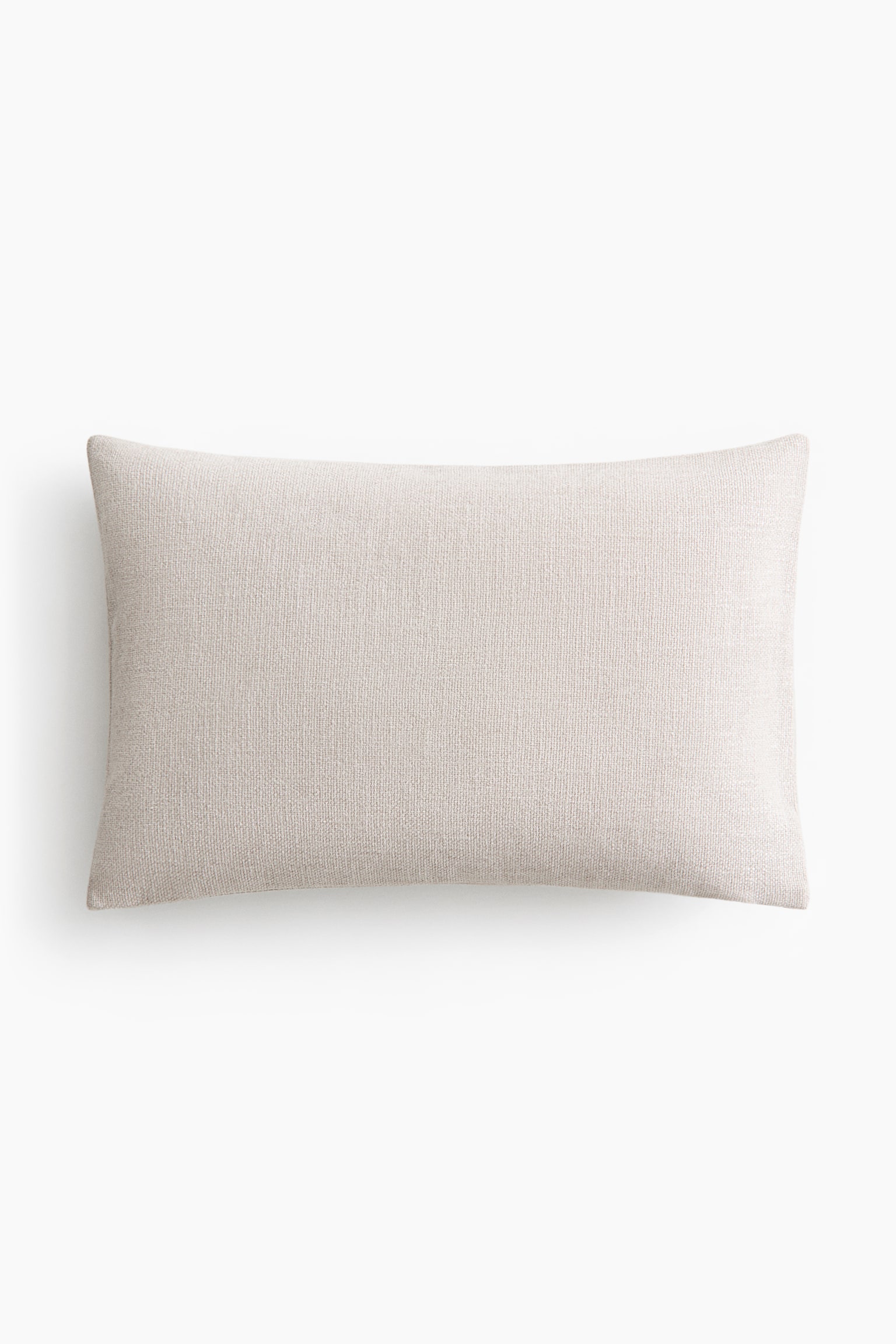 Pudebetræk i chenille - Lys gråbeige/Creme/Støvet muldvarp/Mørkebrun/Lysegrå - 1