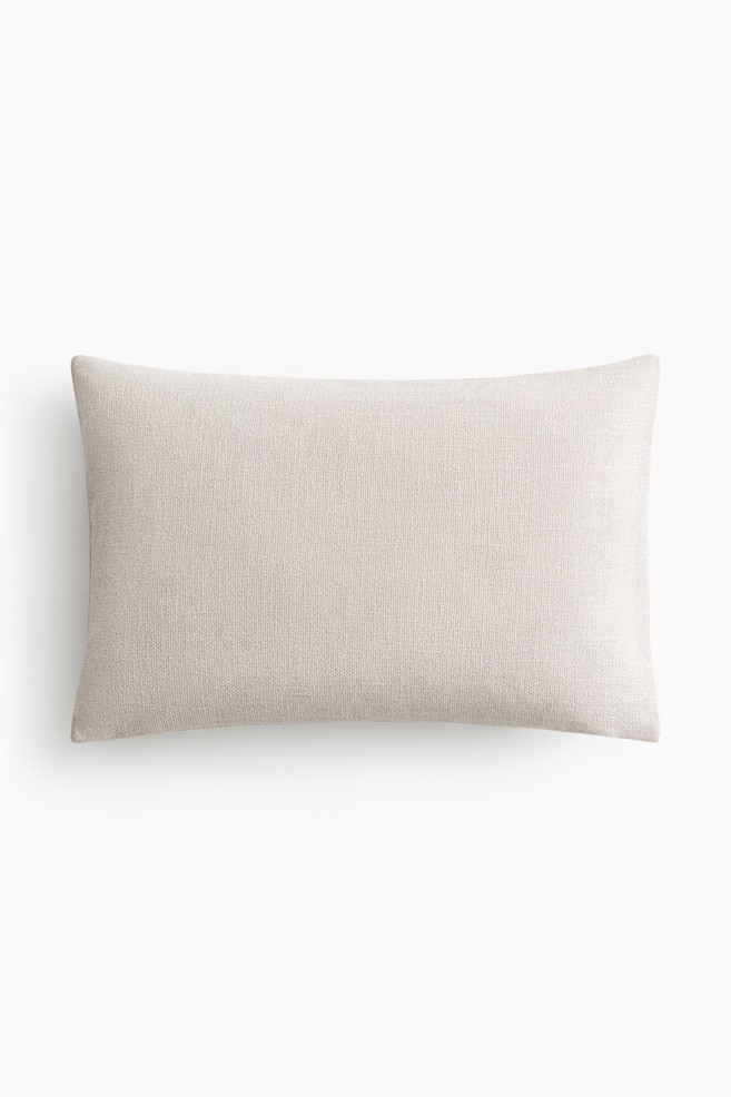 Kussenhoes van chenille - Lichtgreige/Donkerbruin/Roomwit/Dusty taupe/Lichtgrijs - 1